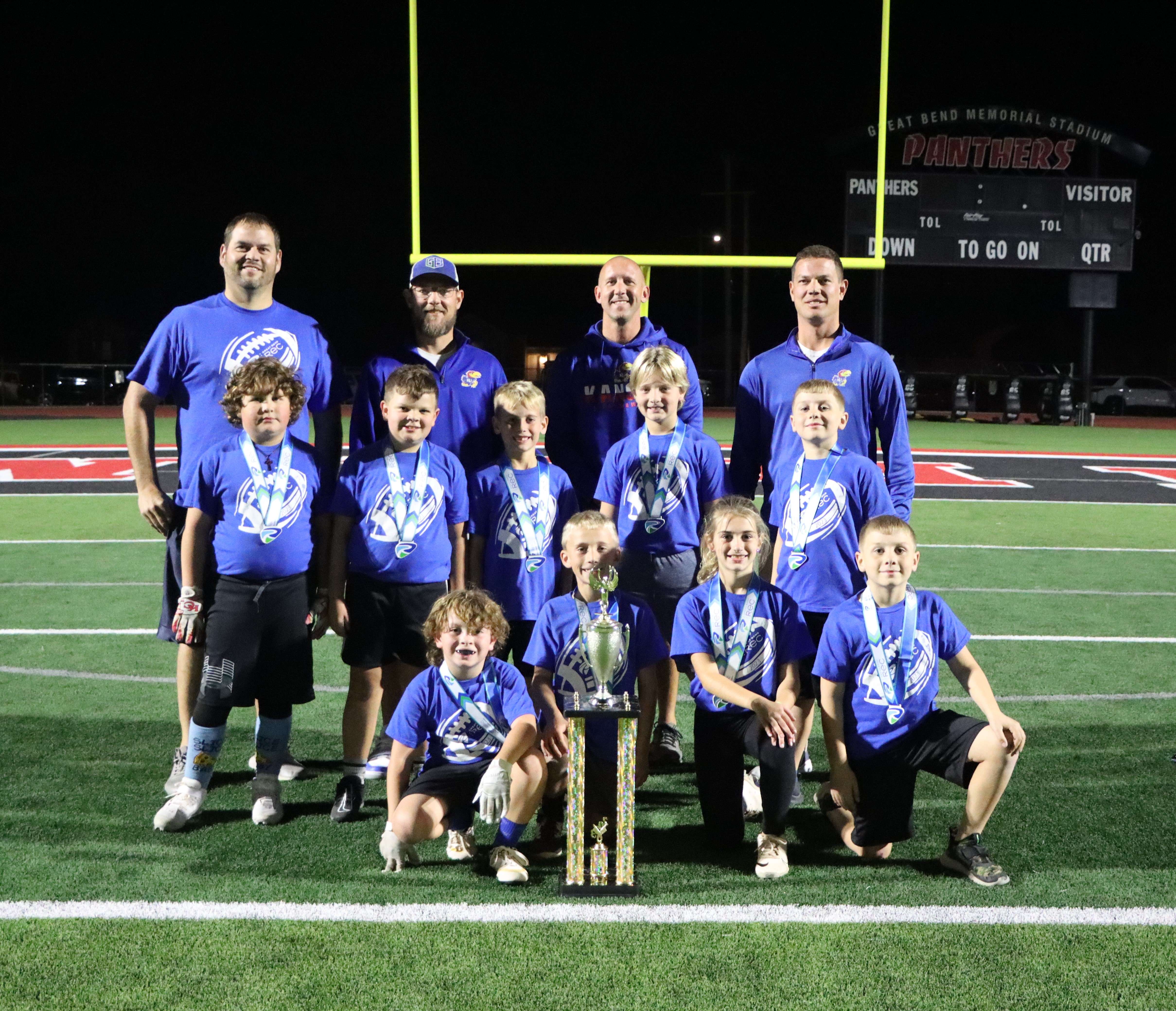 📷Great Bend Rec flag football champions photos