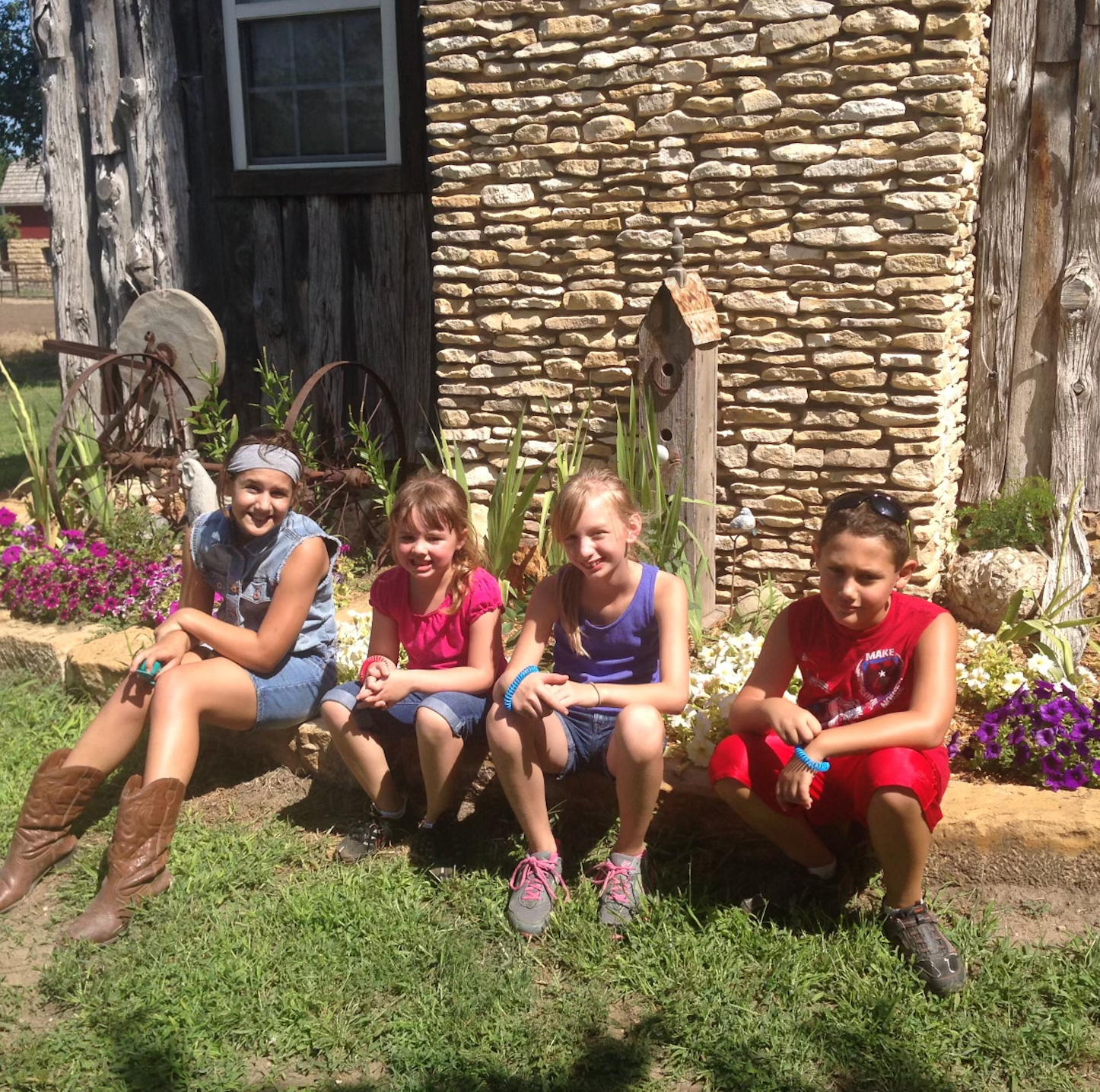 Some of the children McGann cared for during an outing. McGann has had many children in her care during her 28 years as a child care provider. Many of those children still keep in contact with her. Courtesy photo