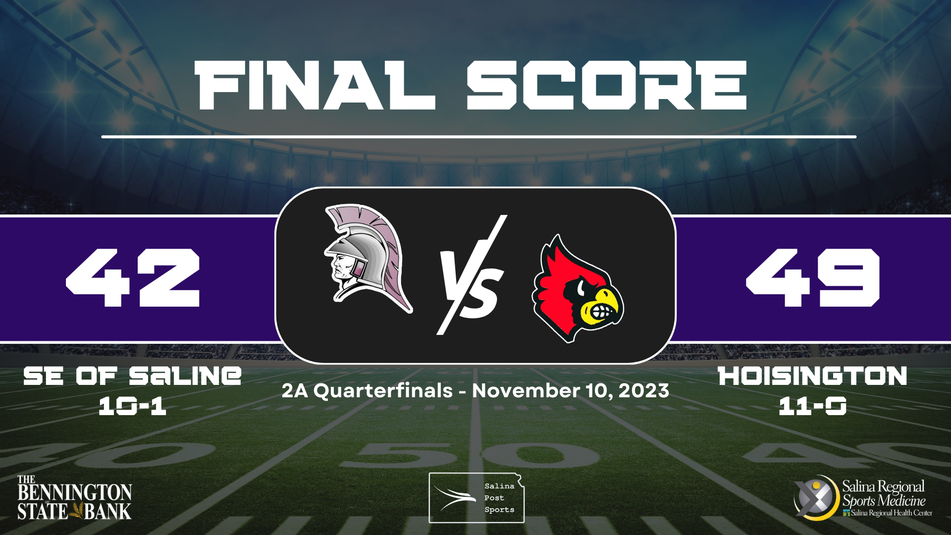 SES falls to Hoisington
