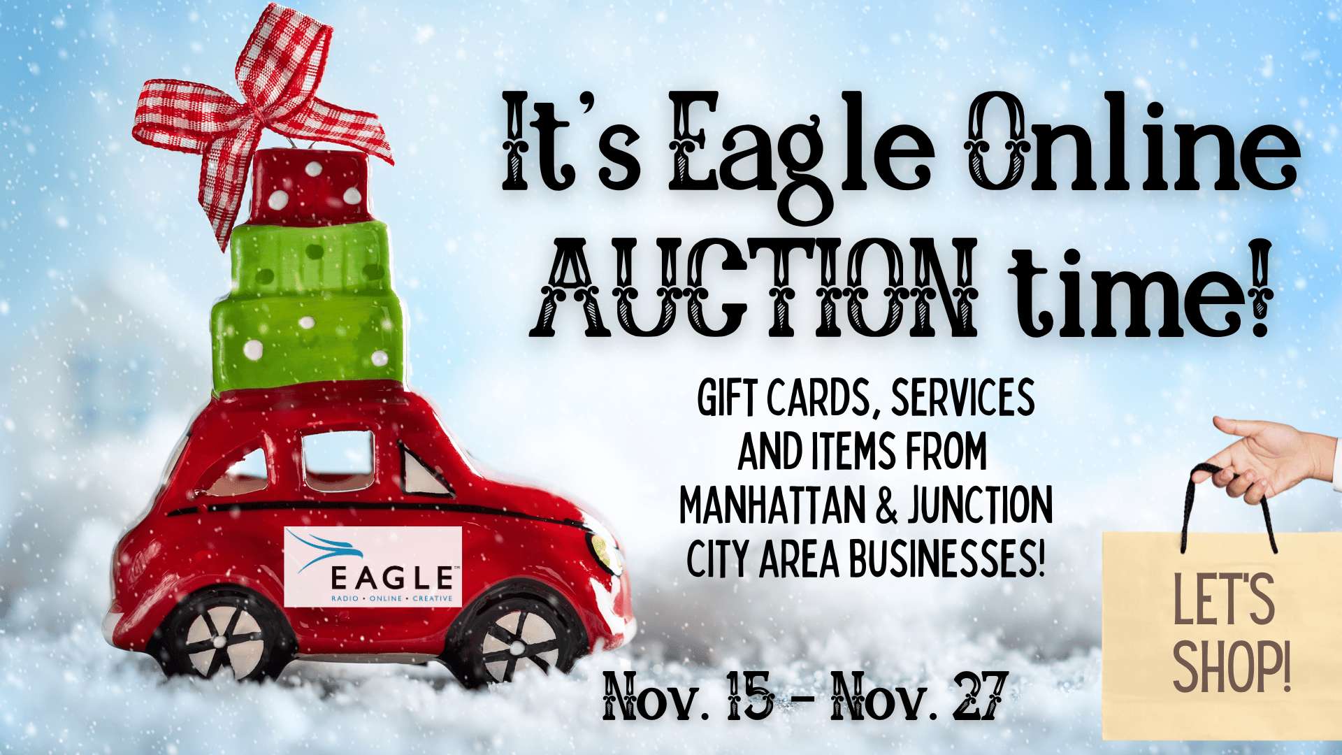 It's Eagle Online Auction Time