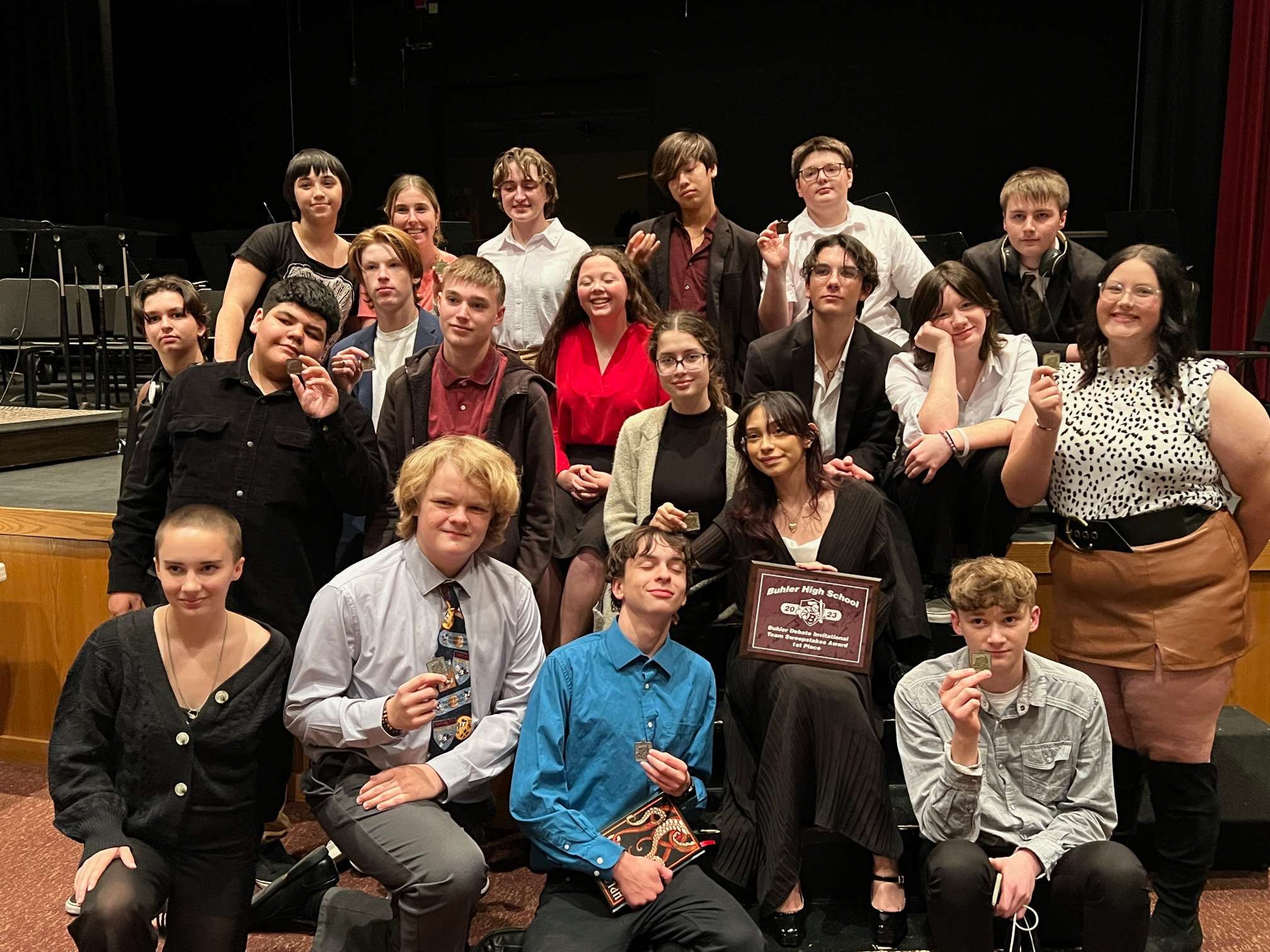 Front row: Trista Riley, Quinton Heath, Rhys Froetschner, Milena Carbajal, Dominik Zimmerman<br><br>Second row: Kaitlyn Froetschner, Rey Portillo, Zach Hart, Trason Stevens, Sheridan Johnson, Ailey Williams, Brandon Morgan, Kyra Lewis<br><br>Back row: Majestic Maher, Darcy Feist, Reese King, Parker Coleman, Hunter McClanahan, Chanler Riley