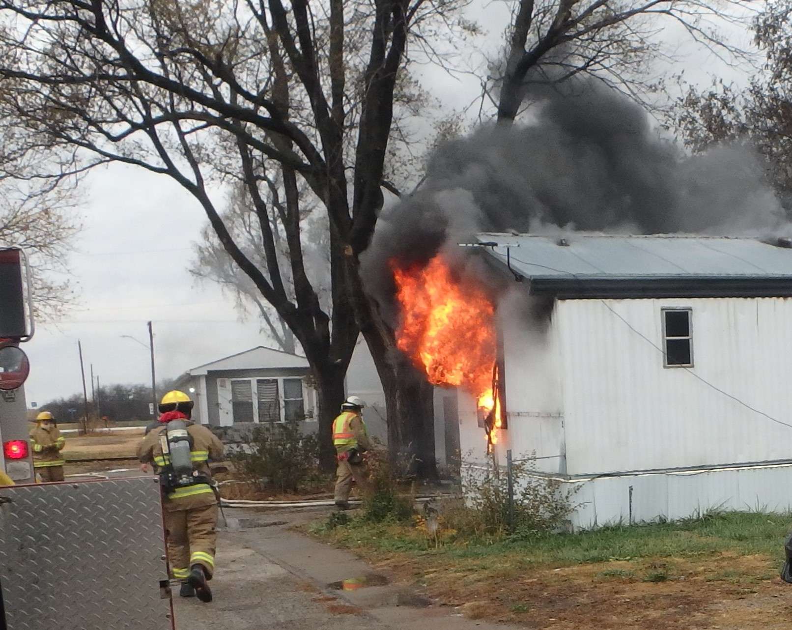 The home was deemed a total loss with more than $30,000 worth of damage. photo Saline County Sheriff's Office