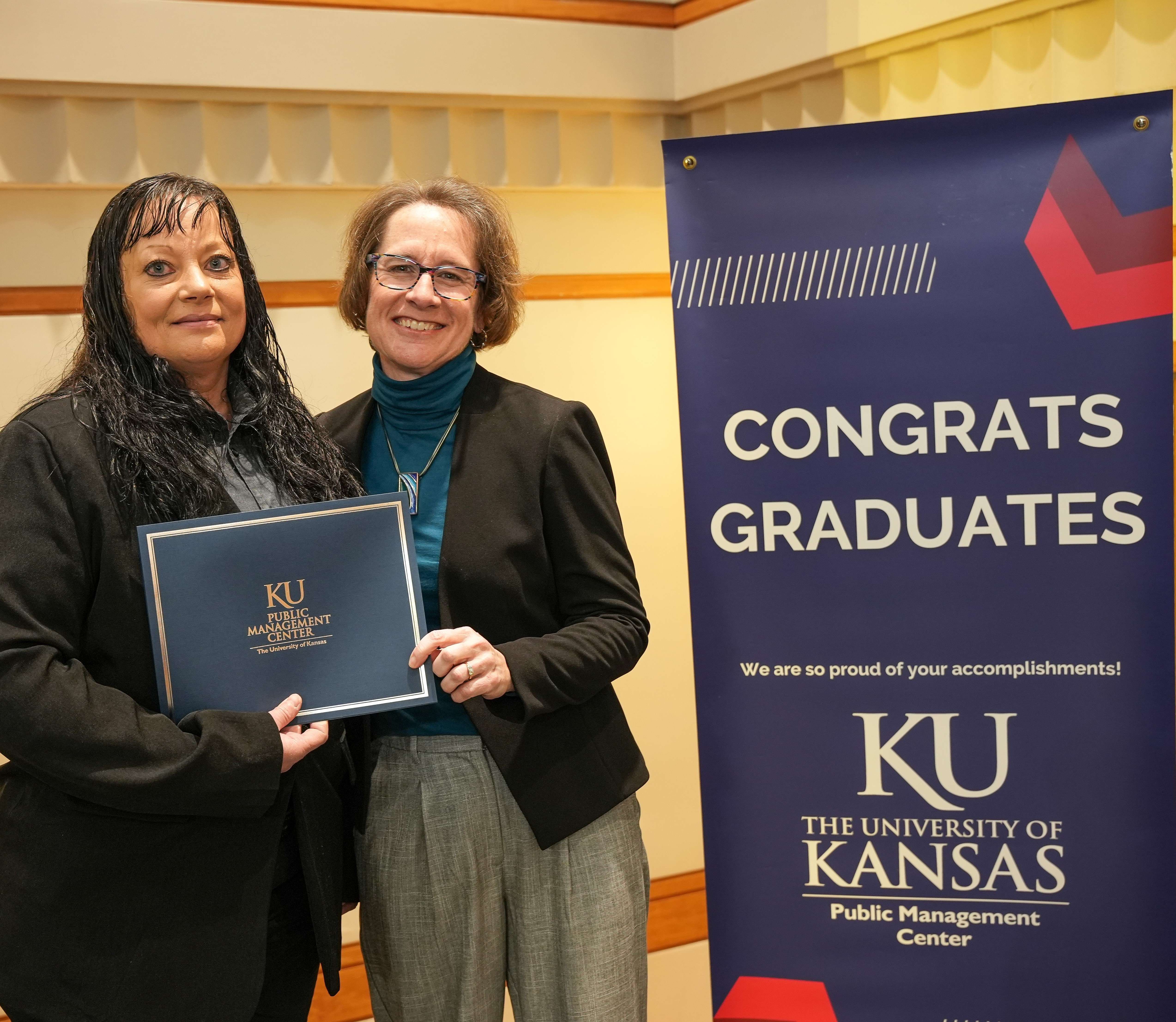 Great Bend Police Department Lieutenant Heather Smith graduated from the Law Enforcement Leadership Academy (LELA) division of CPM.