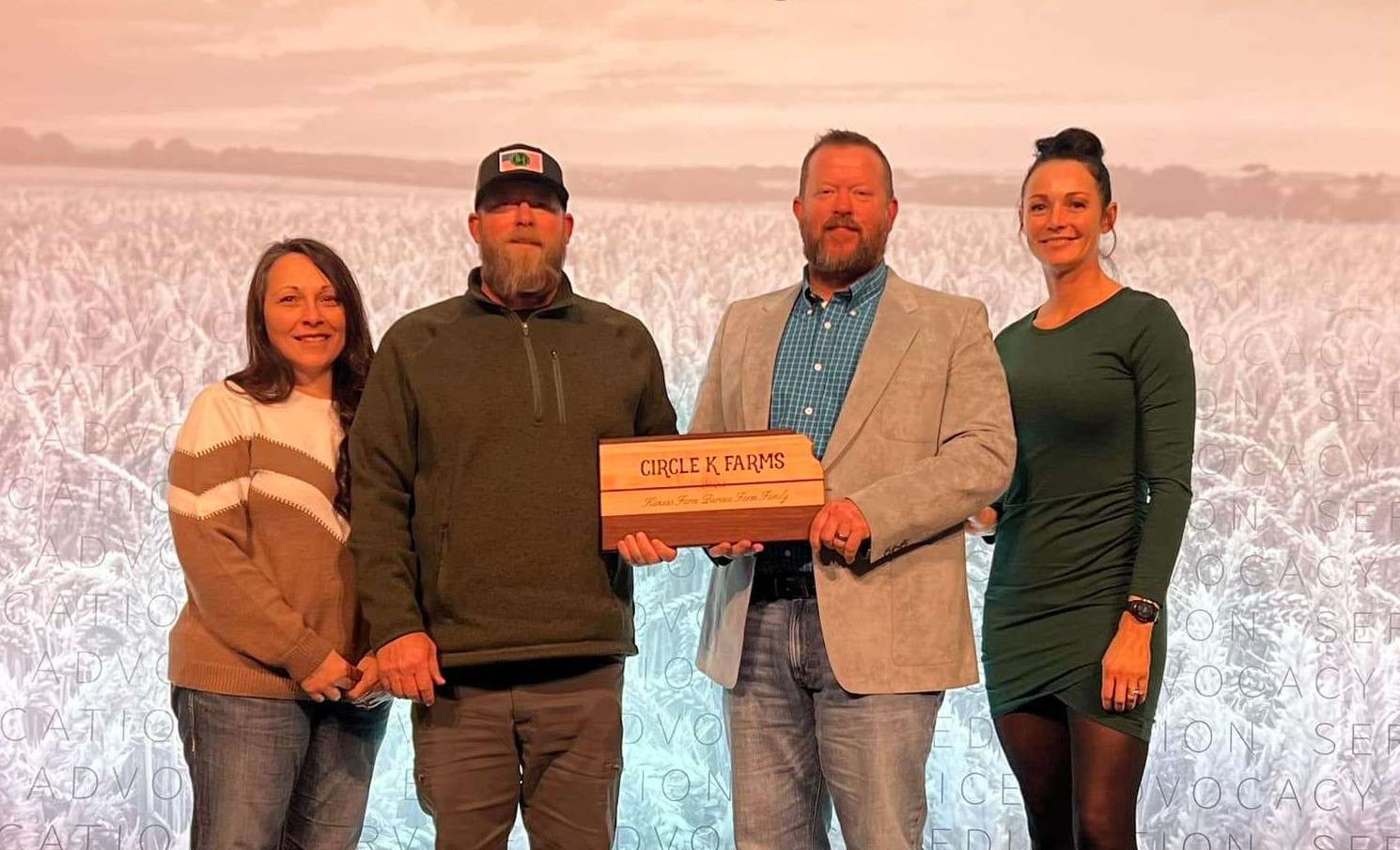 Barton's Baldwins named KS Farm Bureau Family of the Year