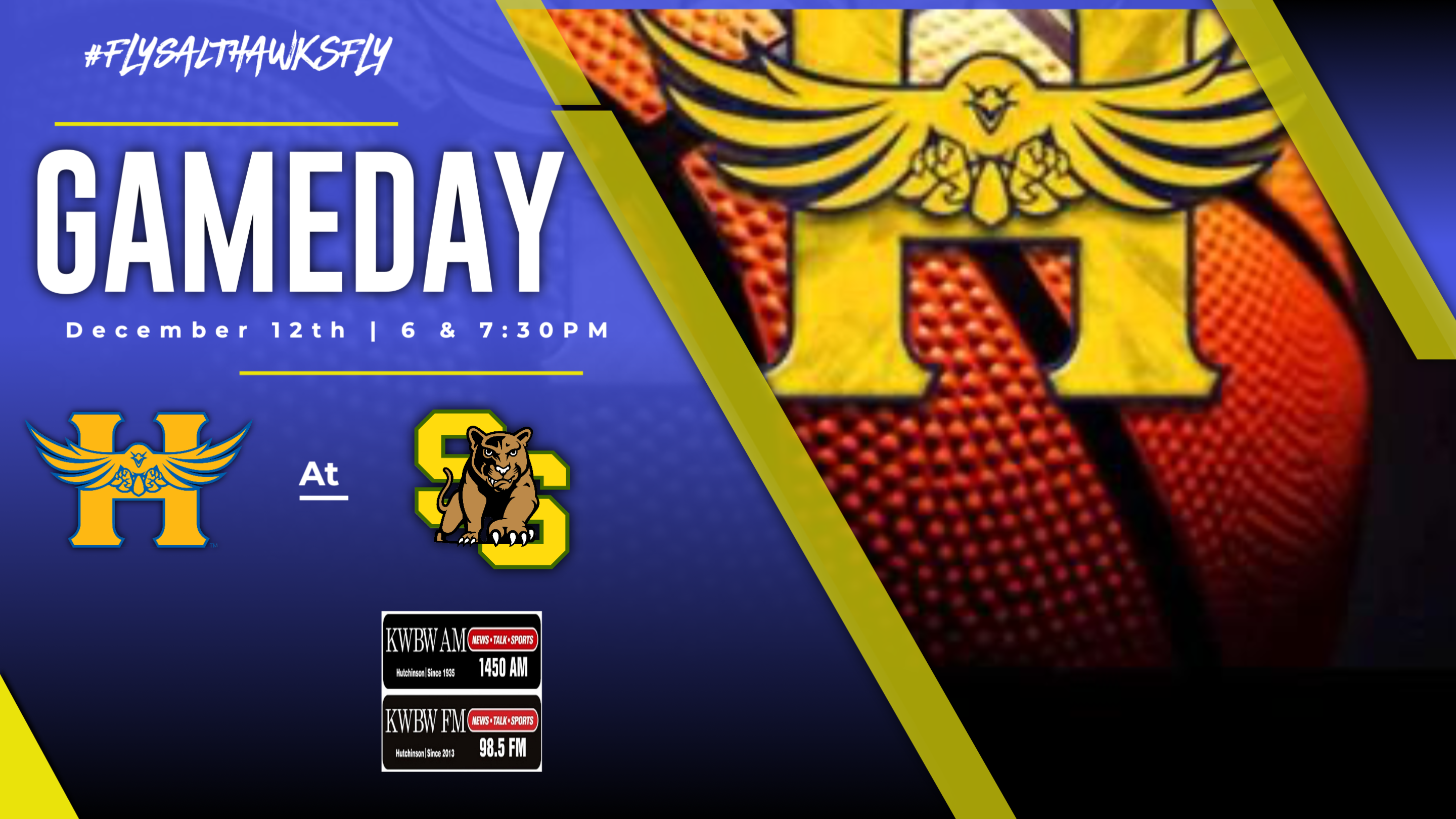 GameDay @ Salina South on Tuesday, December 12th, 2023.