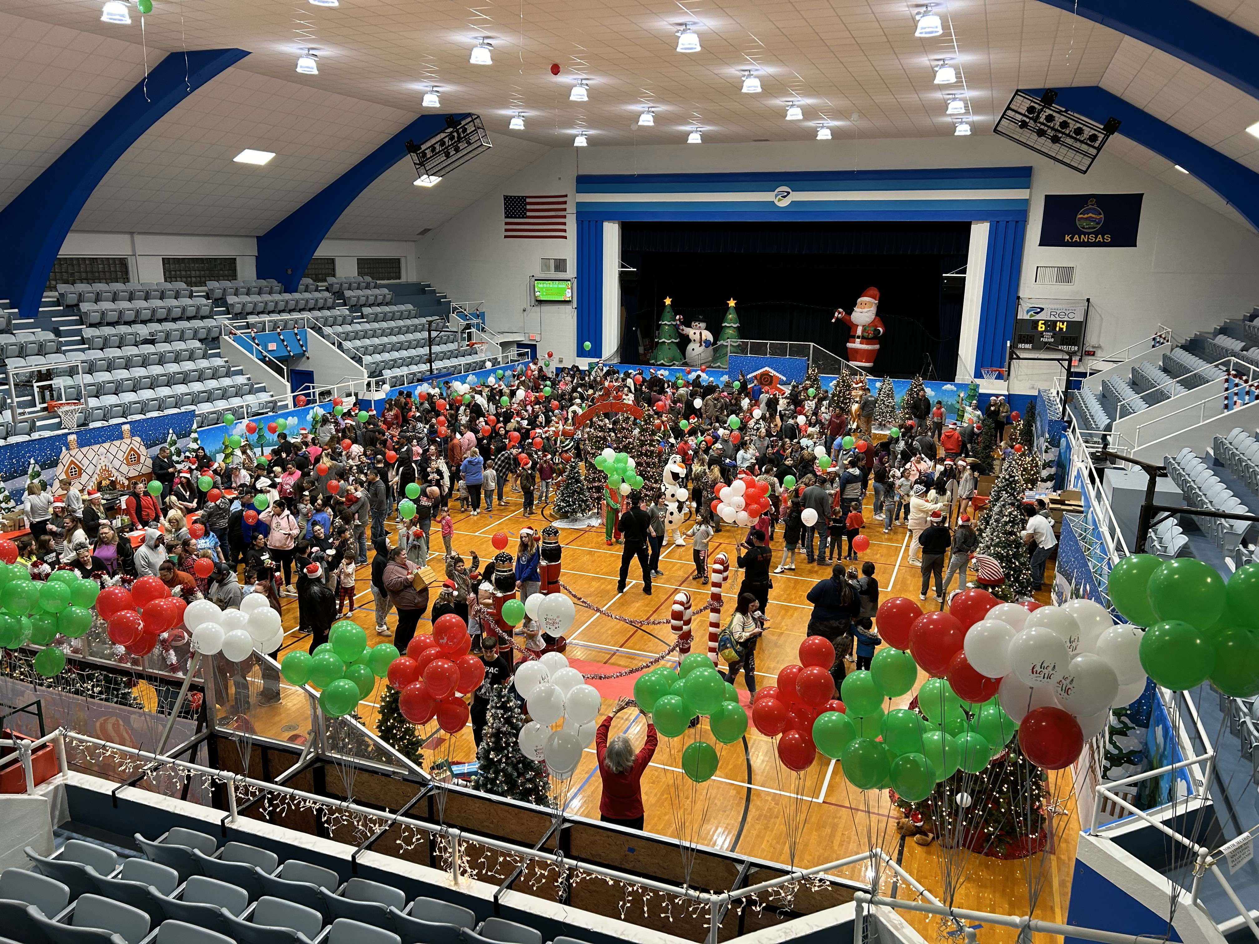 Santa's Workshop held at the Great Bend City Auditorium on Dec. 4, 2023.