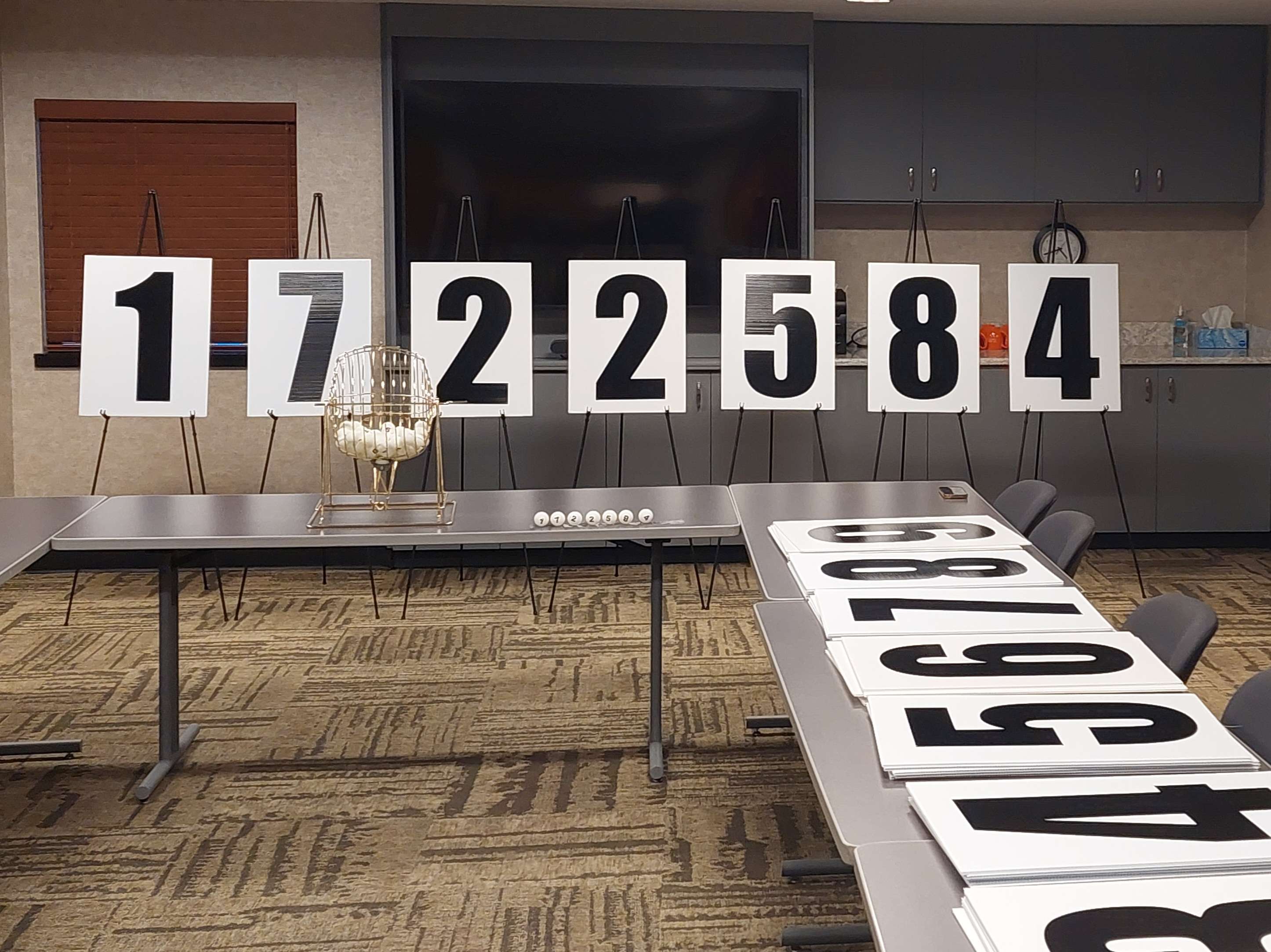 The winning number for the Shop Small Business Bonus during the Shop St. Joseph program/ Photo by Matt Pike