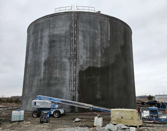 Newton water tank Dec. 21, 2023-Photo Courtesy City of Newton
