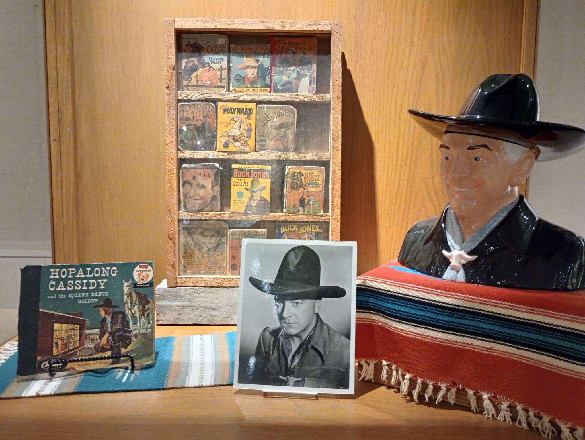 Western movie exhibit at Larned museum