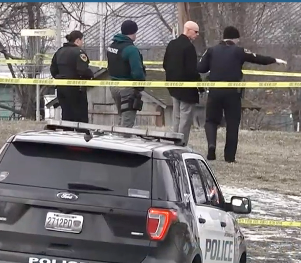 Police on the scene of the investigation -photo courtesy KYTV