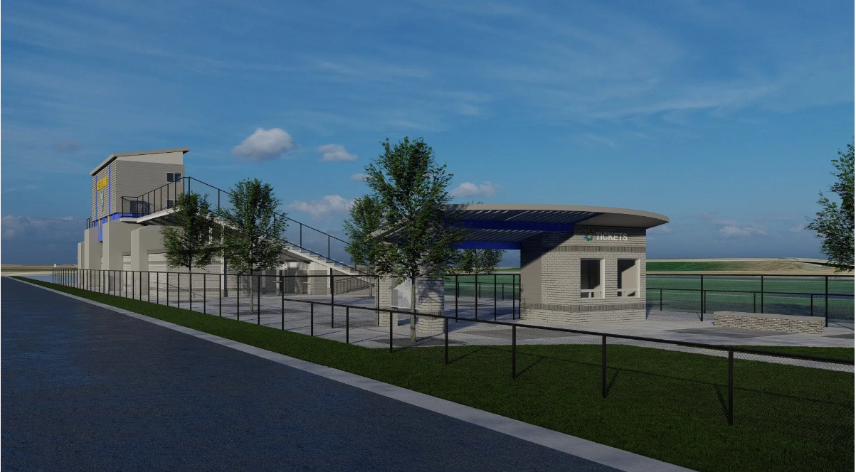 A rendering of Kessinger Stadium. [Photo: Bethany College