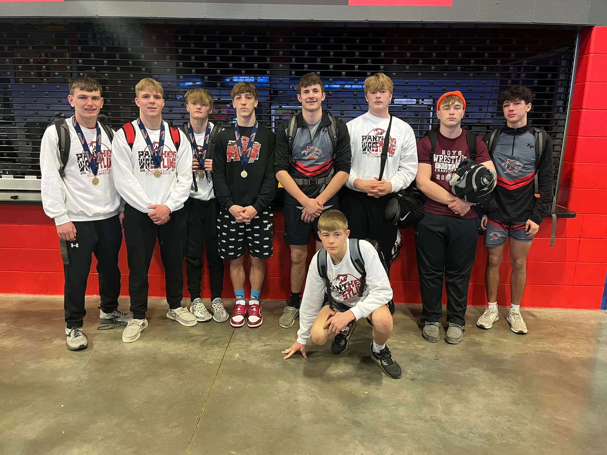 All 10 Panther qualifiers advanced to day two, and the team tied a school record with seven medalists.