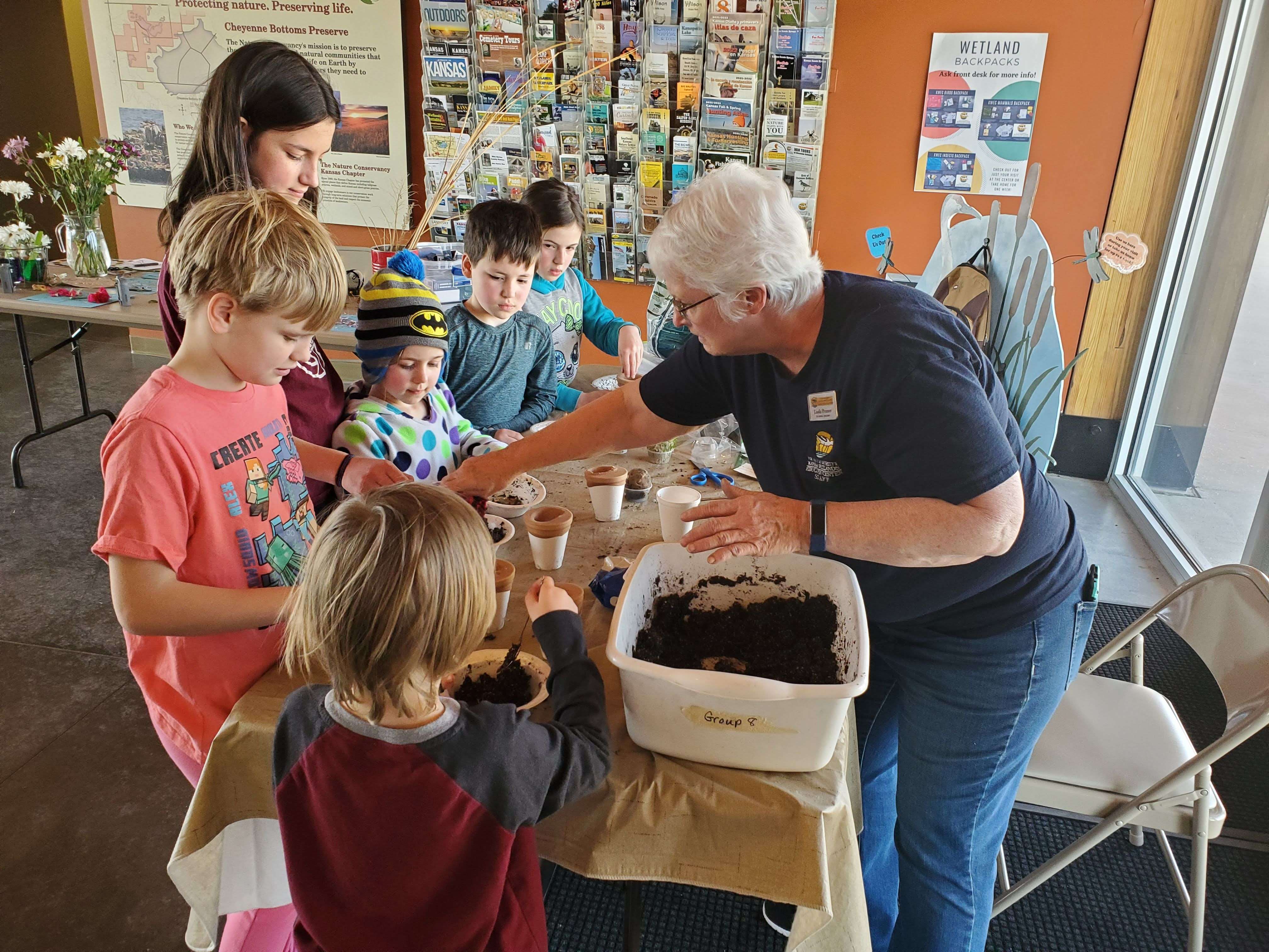 The Kansas Wetlands Education Center will host a hands-on activity each afternoon of Spring Break March 13-17.