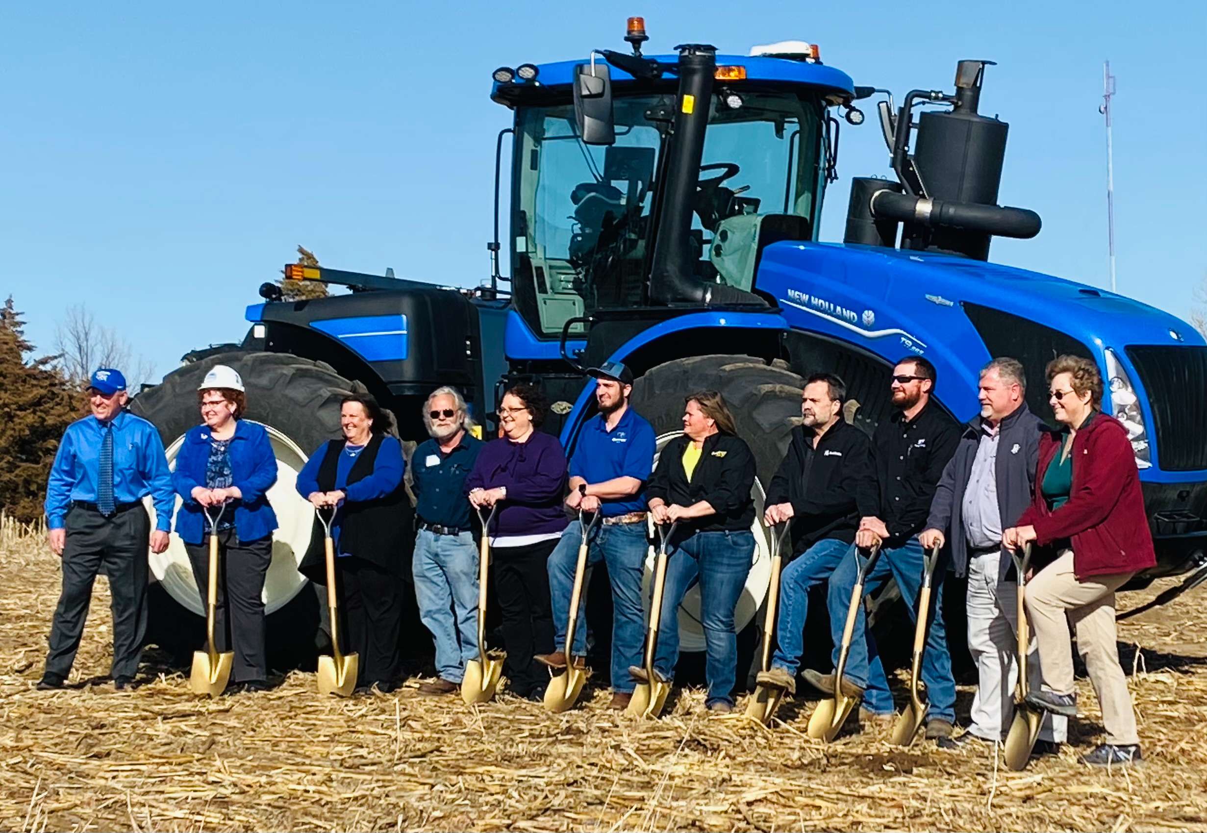 Barton Community College held a groundbreaking ceremony for a $3.6 million Ag and Transportation Complex on Tuesday, Feb. 28, 2023.