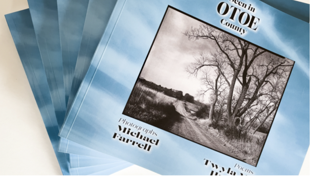 Lincoln photographer Michael Farrell and former Nebraska State Poet Twyla Hansen have collaborated on an exhibit and book that pairs photographs with poems. (Courtesy of Lynne Ireland)