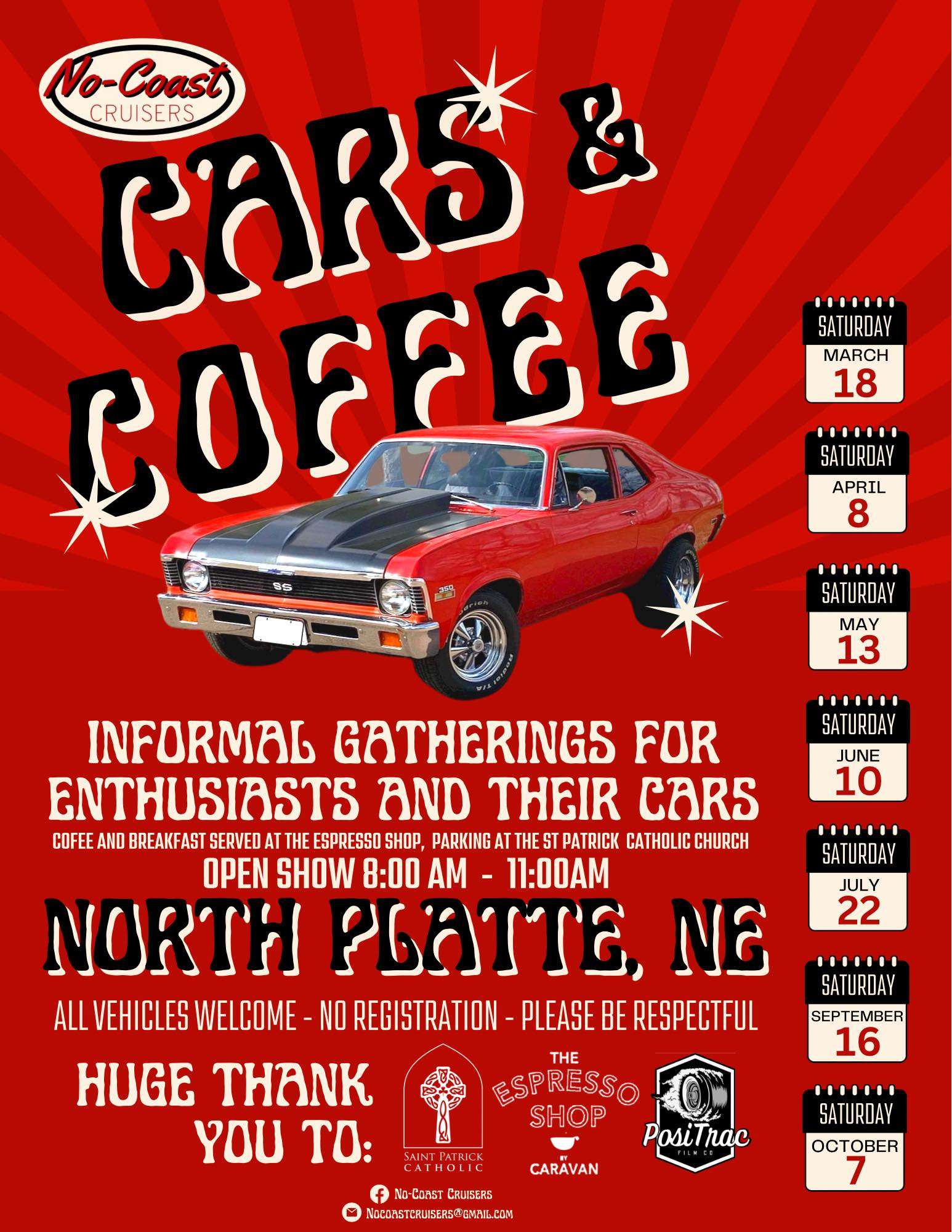 Car enthusiasts invited to Cars & Coffee series in North Platte