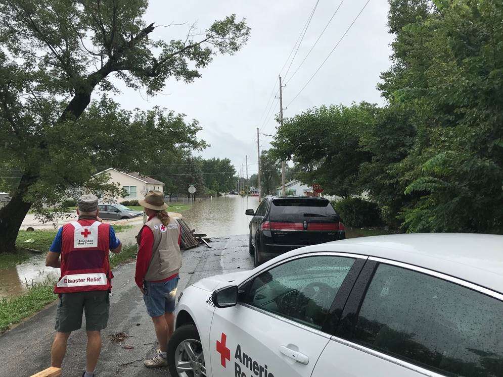Disaster response/Photo courtesy of the American Red Cross