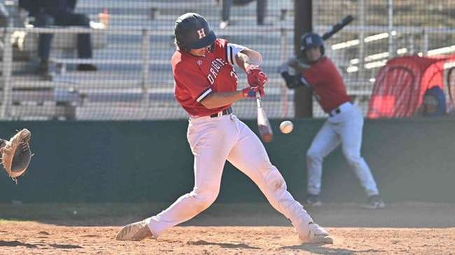 Colin Cymbalista went 4 for 5 with a homer and five RBIs in Hutchinson's 11-1 run-rule victory over Butler on Thursday in El Dorado. (Andrew Carpenter/Blue Dragon Sports Information)