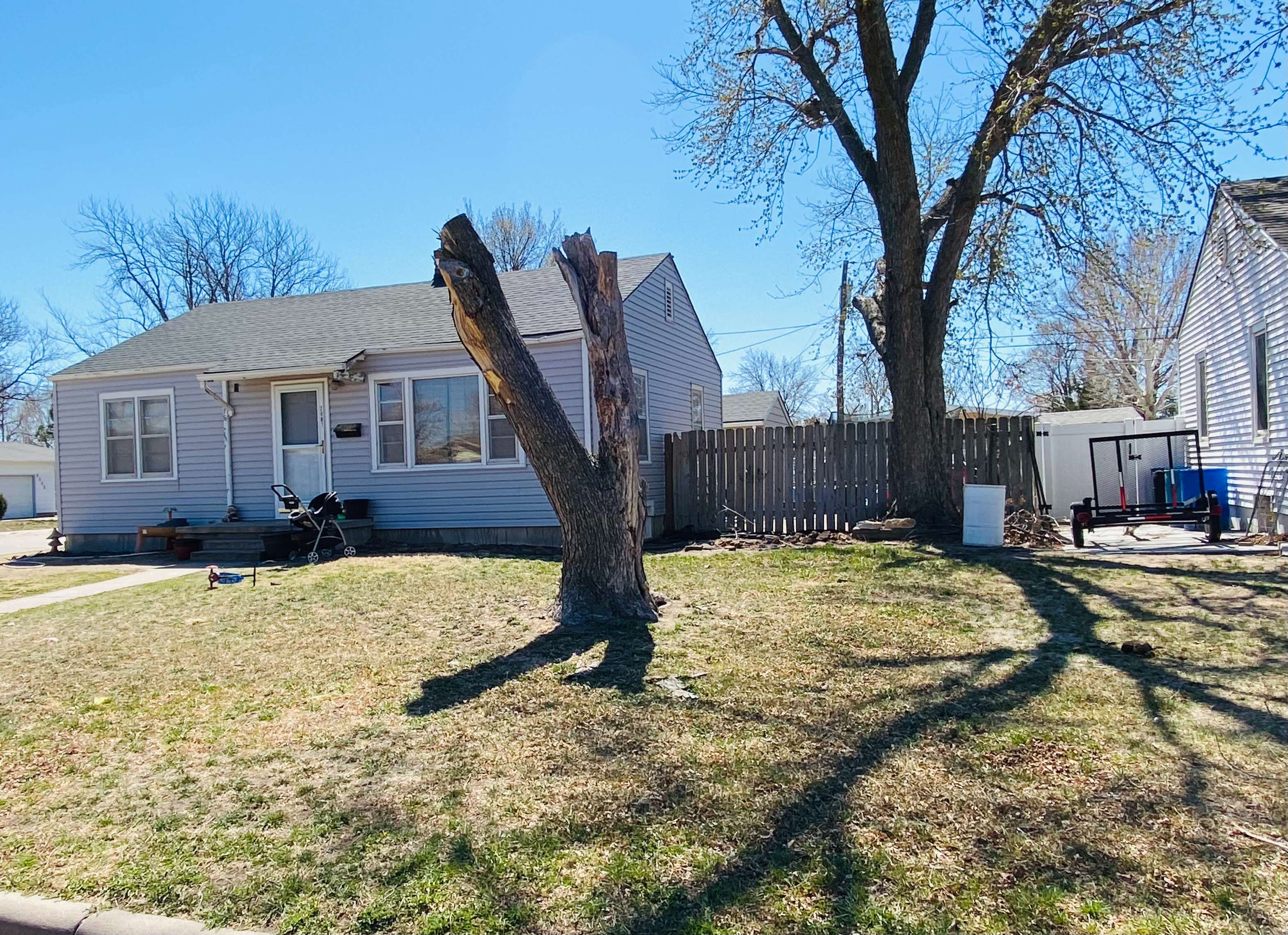 Great Bend citizen Gary Mick requested a change to the city's ordinance for the height of tree stumps.