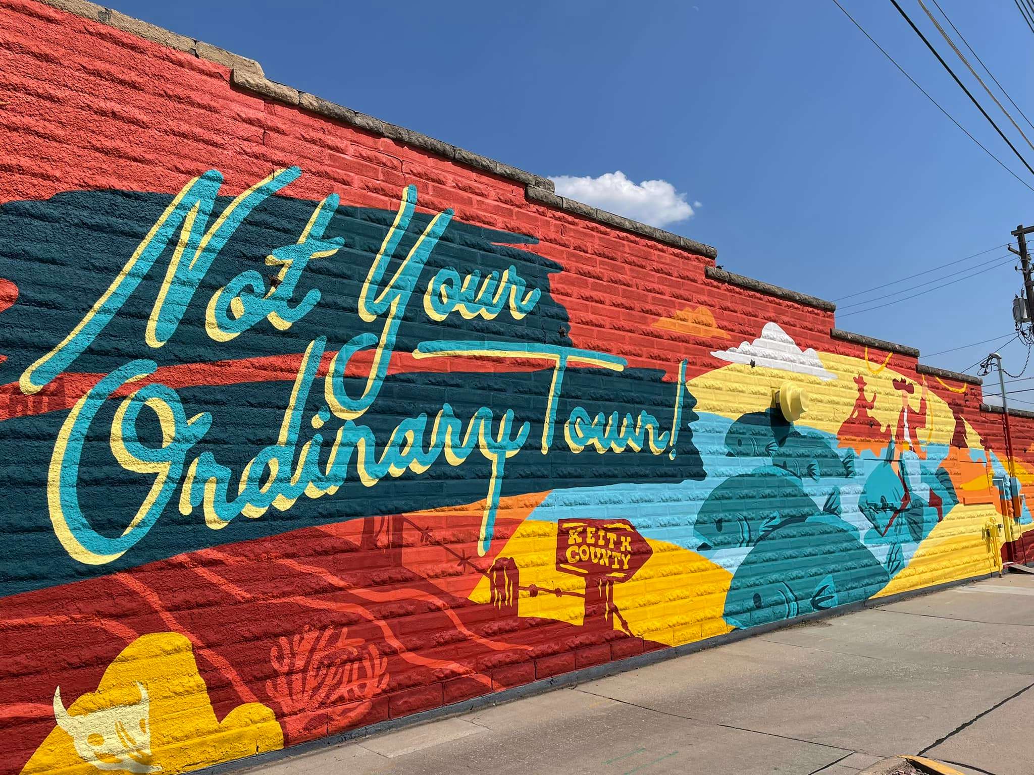 2022 Keith County Mural in Ogallala