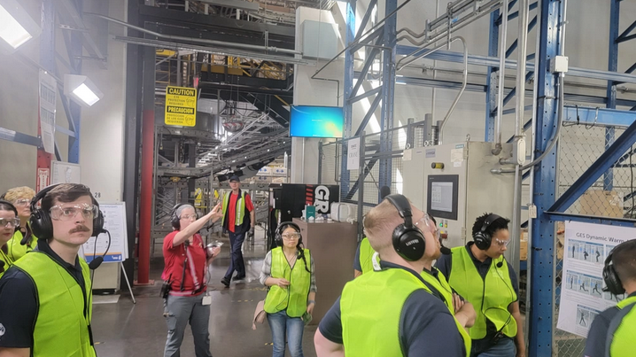 Soldiers, family members, and TAP personnel tour the Topeka Frito Lay facility on April 17. Photo by Thomas Reust