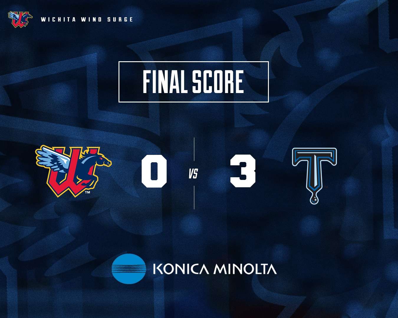 Wind Surge shut out by Tulsa again. Via Wichita Wind Surge