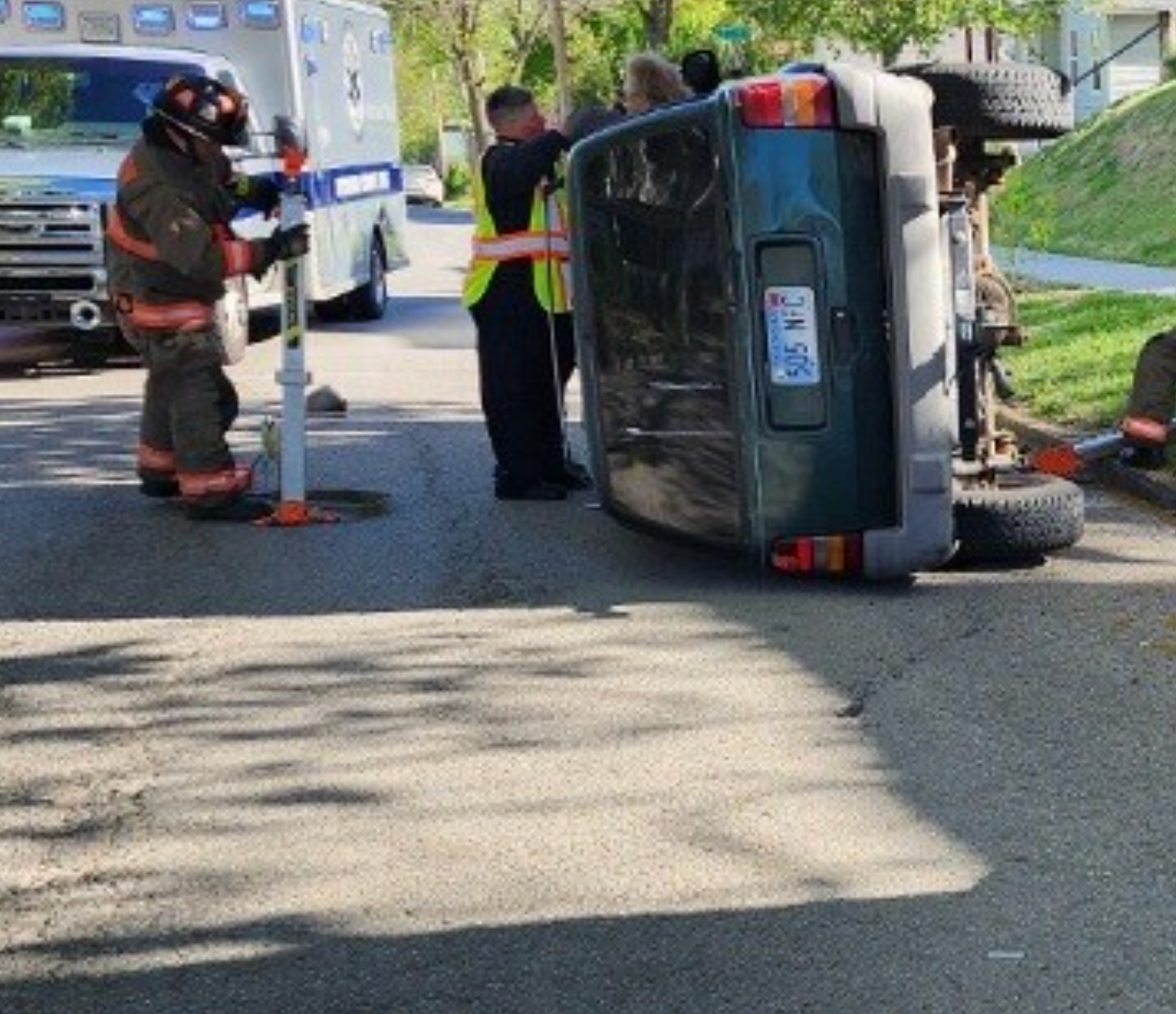 Police cited the driver for no valid driver’s license. -Photo Atchison Police