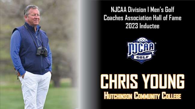 Chris Young NJCAA Golf Coaches Hall of Fame