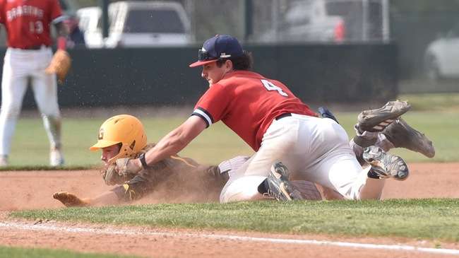 The Blue Dragon baseball team travels to play Fort Scott in a best-of-3 Region VI Tournament opening-round Series beginning Wednesday in Fort Scott. (Sammi Carpenter/Blue Dragon Sports Information)<br>