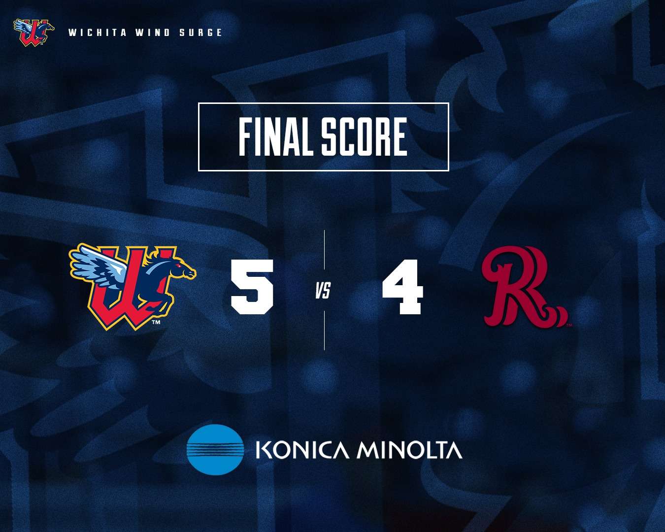 Wind Surge win in extra innings