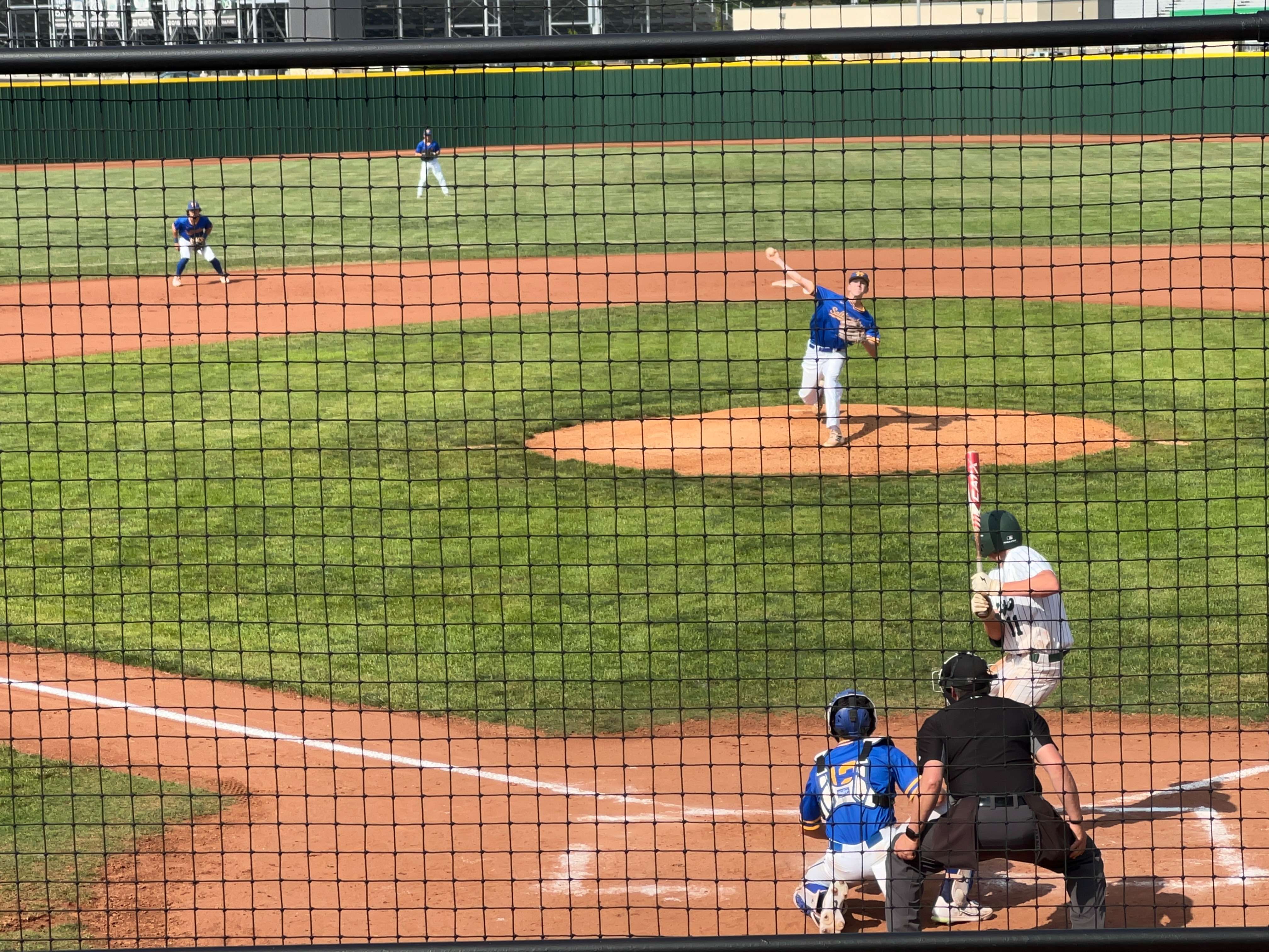 Jack Davis threw two scoreless innings to earn the win on Wednesday in Derby. (Sean Boston)