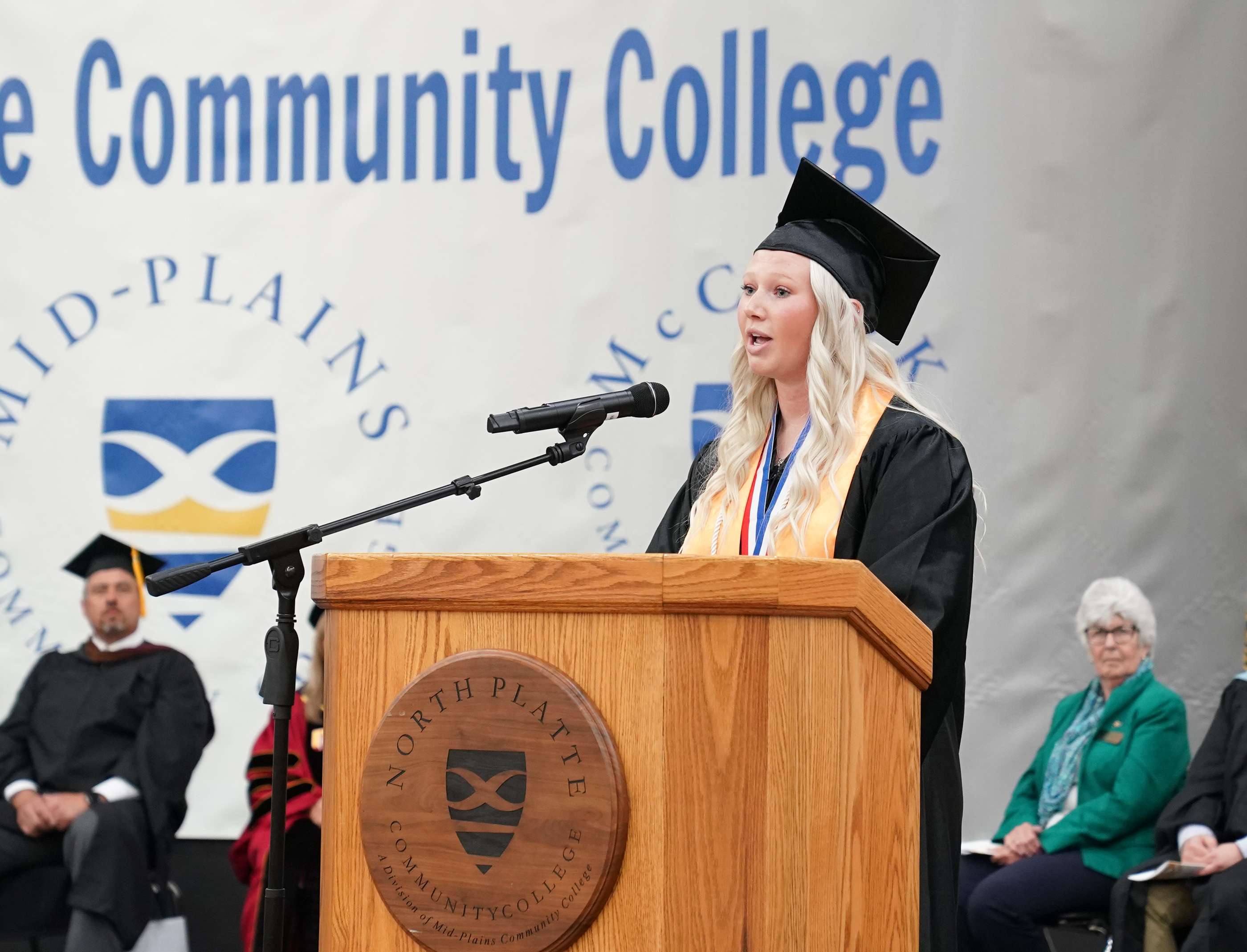 Tessa Metschke, North Platte Community College’s 2023 student commencement speaker