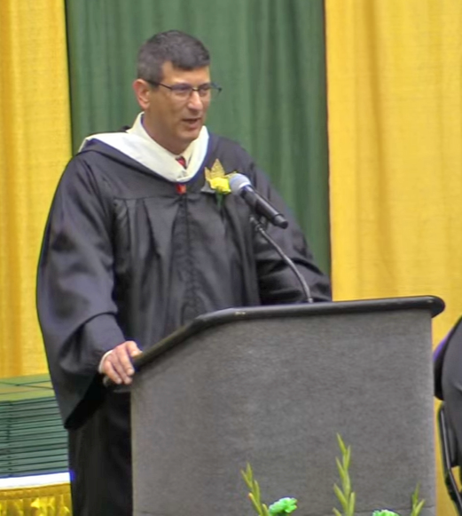 <b>Salina South graduation speaker Josh Massey</b>