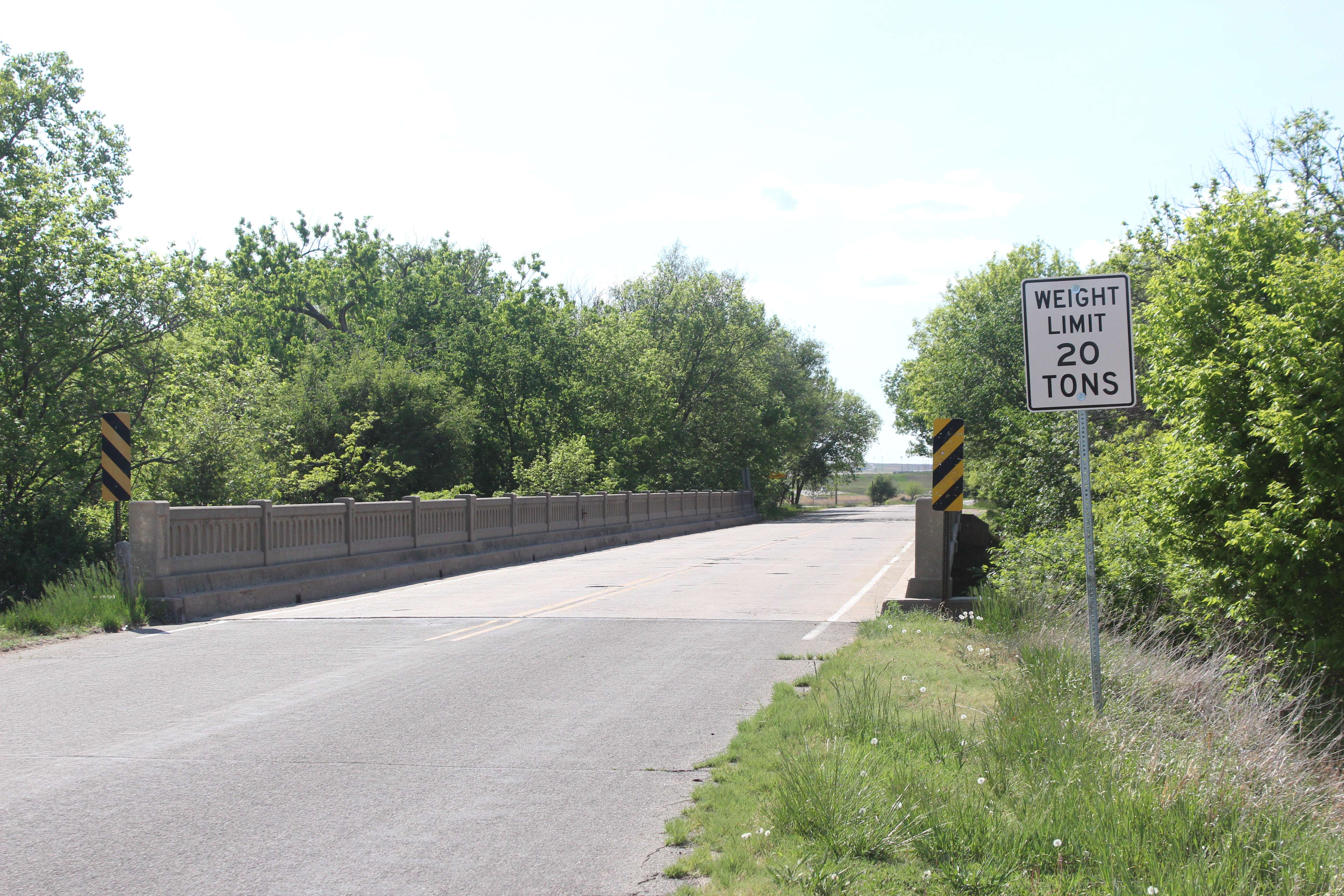 The 12th Street bridge is rated as poor, but Ellis County commissioners decided Tuesday to keep it open for now. Photo by Cristina Janney/Hays Post<br>