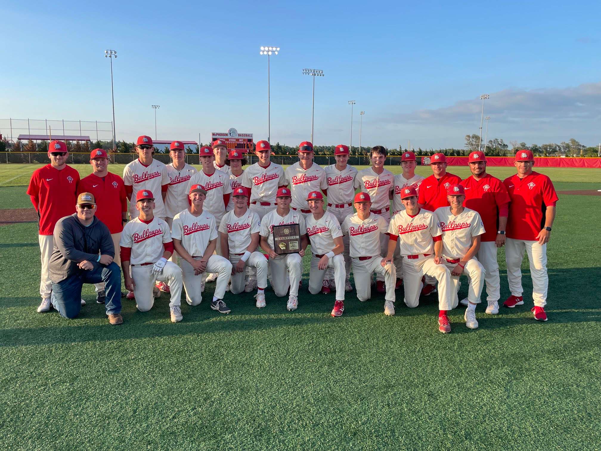 McPherson baseball is state bound. Photo: Shane Backhus