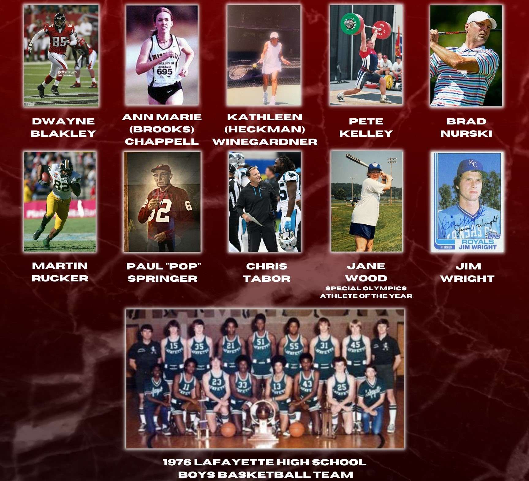 The 2023 St. Joseph Area Sports Hall of Fame Class.