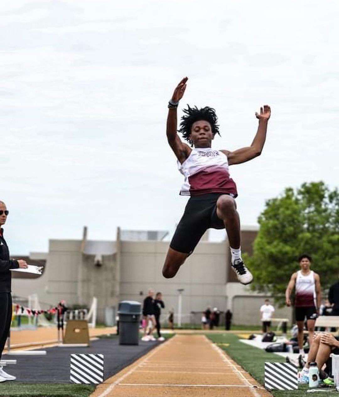 HHS Alum Meets Student Who Broke His 52 year old Long jump Record