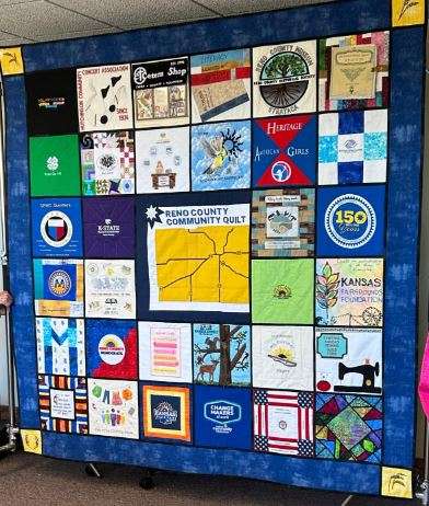 Reno County Community Quilt-Photo Courtesy Hutchinson Public Library