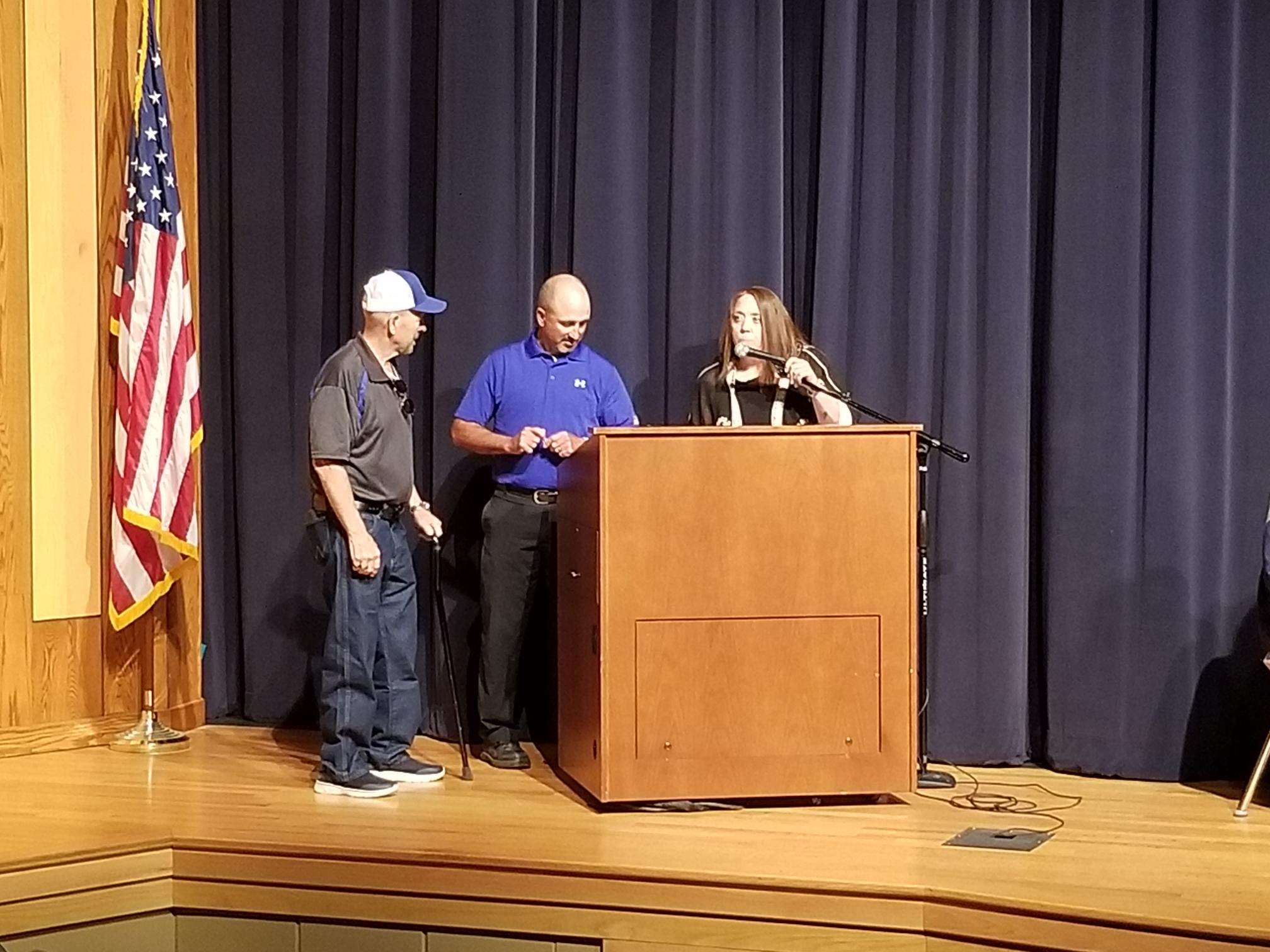 L-R: Mark Seebohm, Chris Seebohm, Anita James