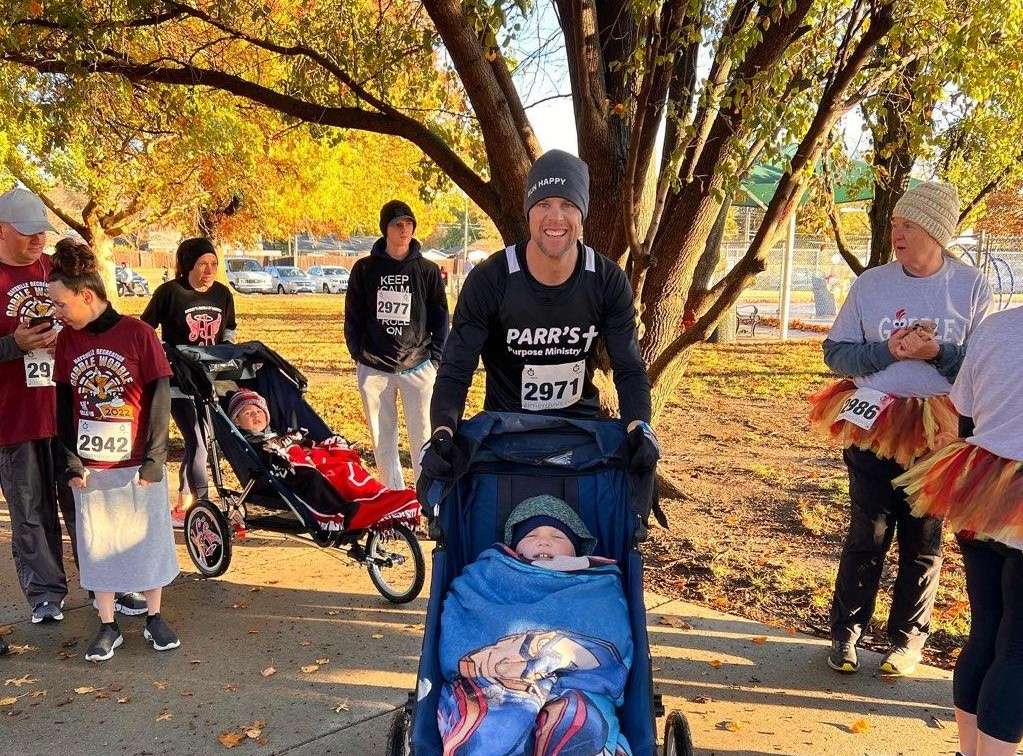 Jason Parr, a 2001 graduate of Great Bend High School, has already run in two Boston Marathons, and is seeking a third with some company.