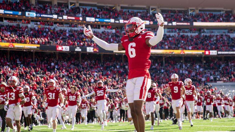 Husker Football, photo courtesty of NU Athletic Communications