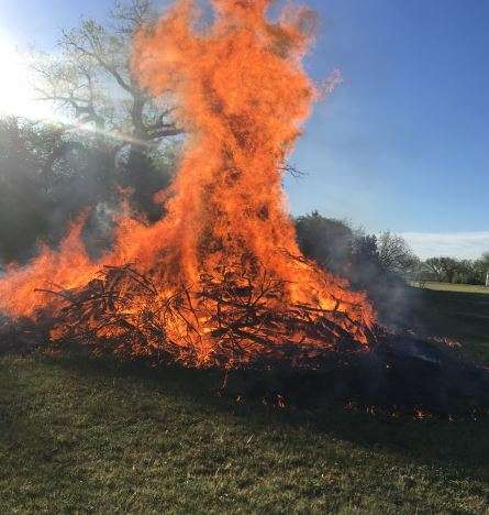 Brush Pile Photo Courtesy Kansas Prescribed Fire Council