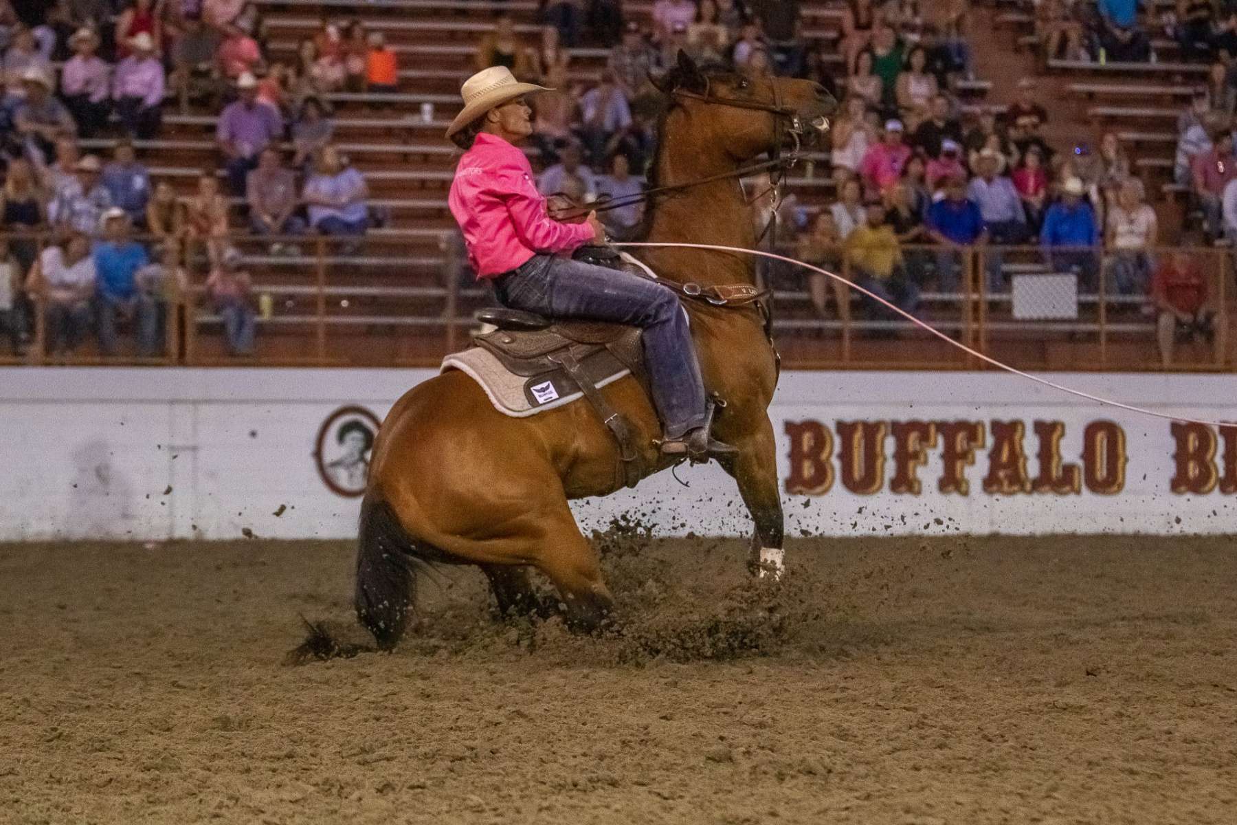 Katie Dent, Mullen, Neb., is excited that breakaway roping has opened more doors for cowgirls to compete professionally. Photo by Don Christner.