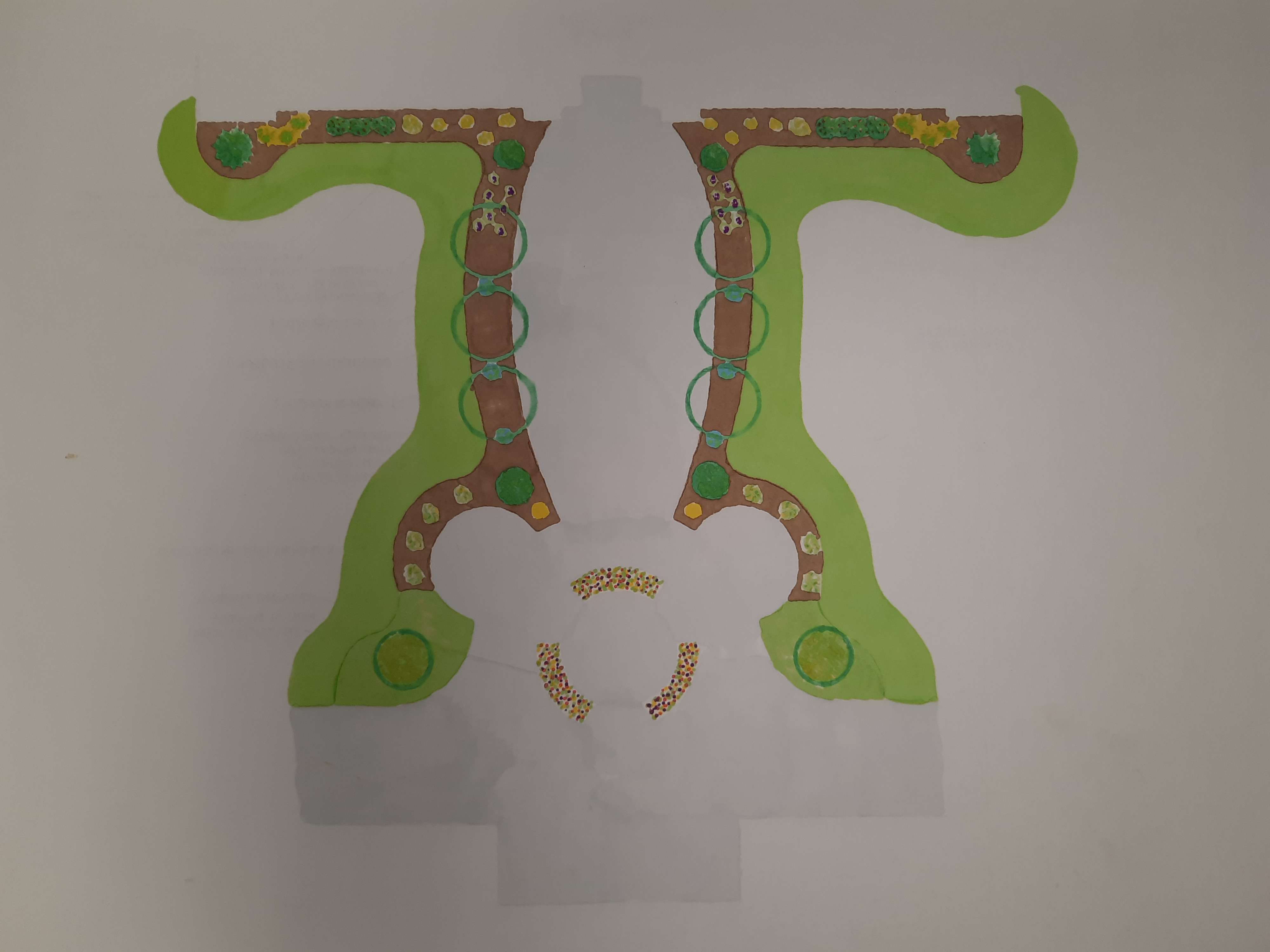 Plans for the beautification project includes trees, shrubs, and flowers on the west side of the Barton County Courthouse.