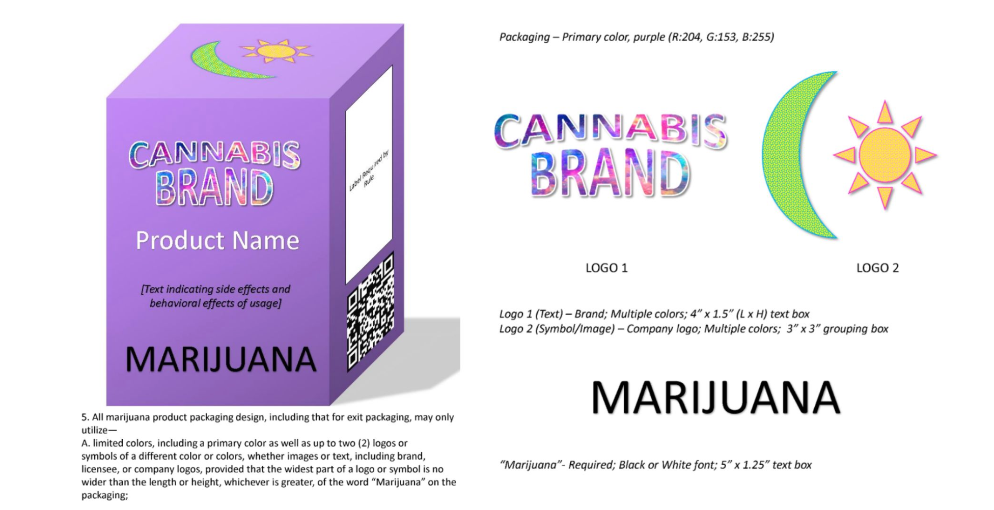 On June 6, 2023, the Missouri Department of Health and Senior Services released more guidance, specifying the main packaging should be a primary color, and it can have up to two logos or symbols that can be a different color or even different colors. (Source: DHSS)
