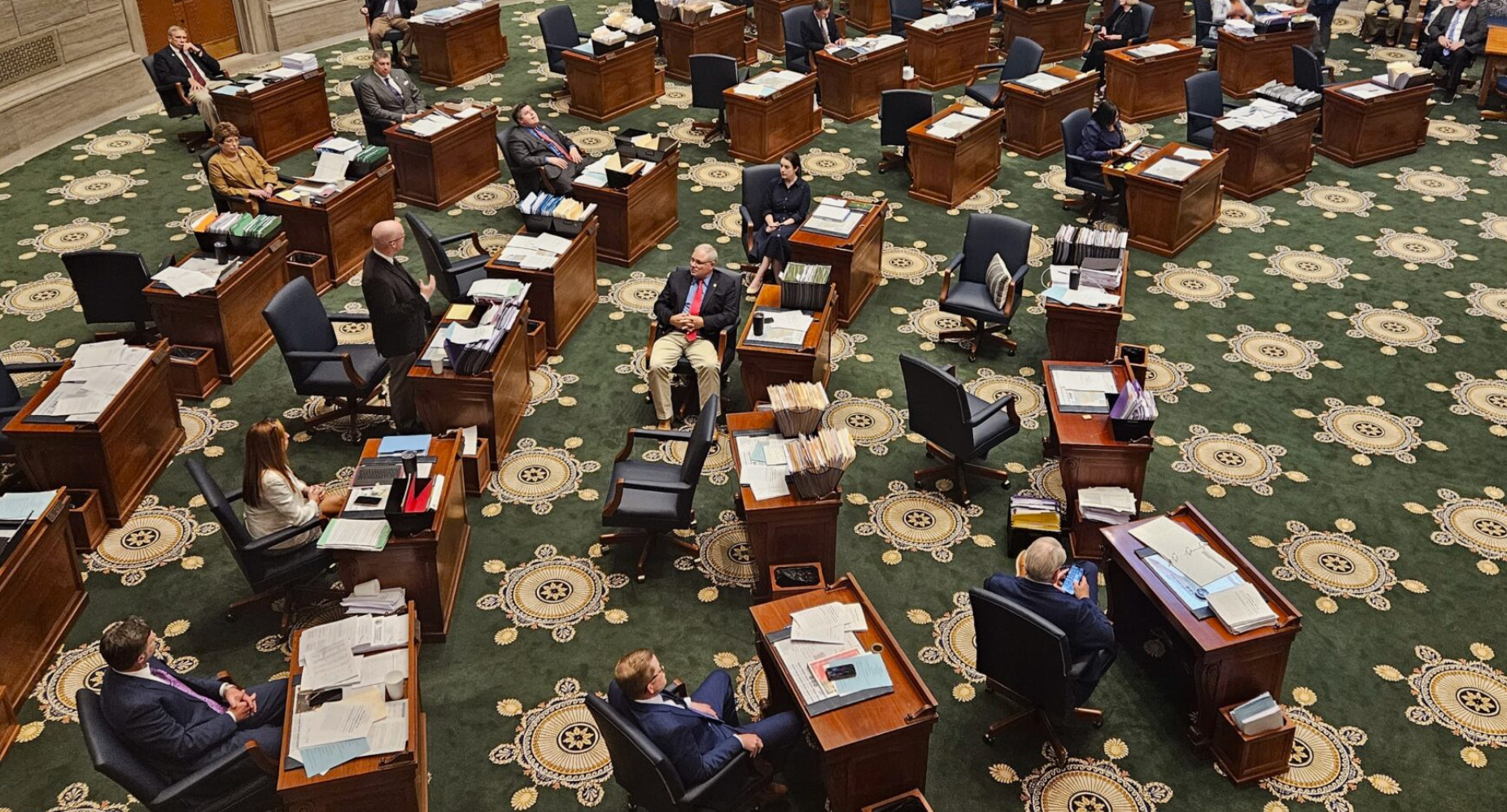 he Missouri Senate at the end of the 2023 legislative session. (Rudi Keller/Missouri Independent)