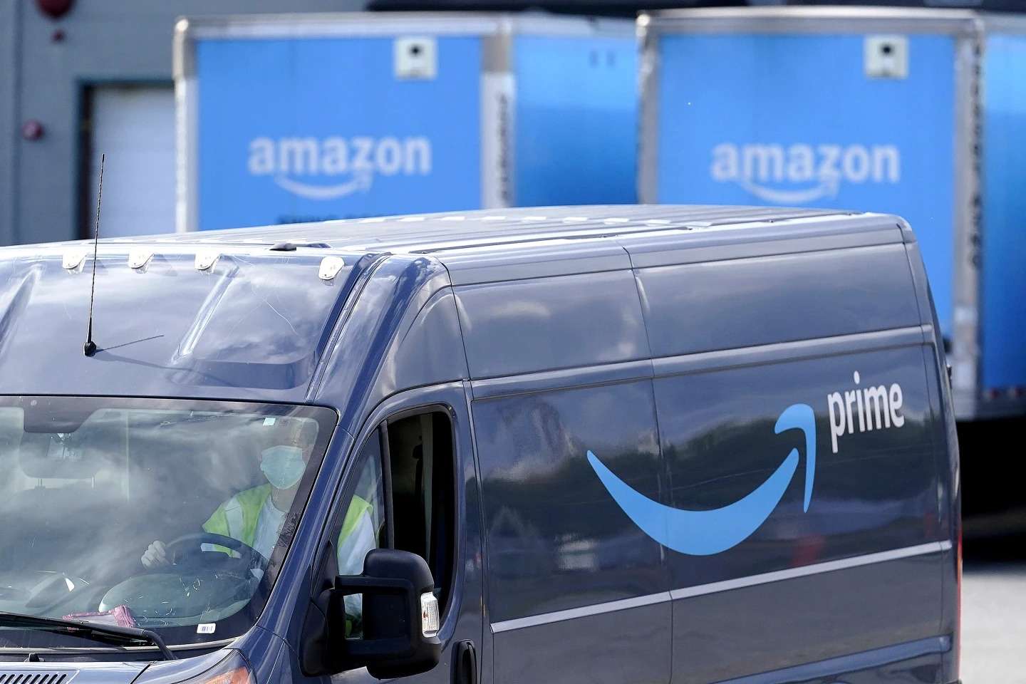 An Amazon Prime logo appears on the side of a delivery can as it departs an Amazon Warehouse location in Dedham, Mass. Oct. 1, 2020. Amazon Prime Day Kicks off on Tuesday, July 11, 2023. And, once again, experts are warning consumers of scams. (AP Photo/Steven Senne, file)ASSOCIATED PRESS