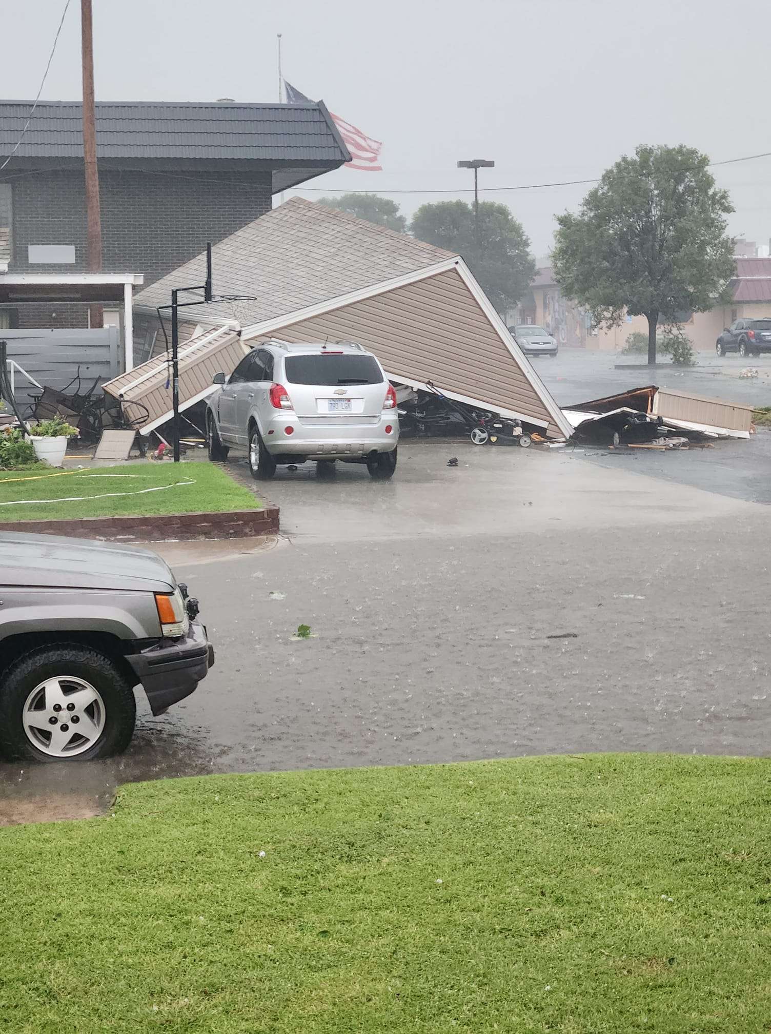 hail storm damage wind car vehicle