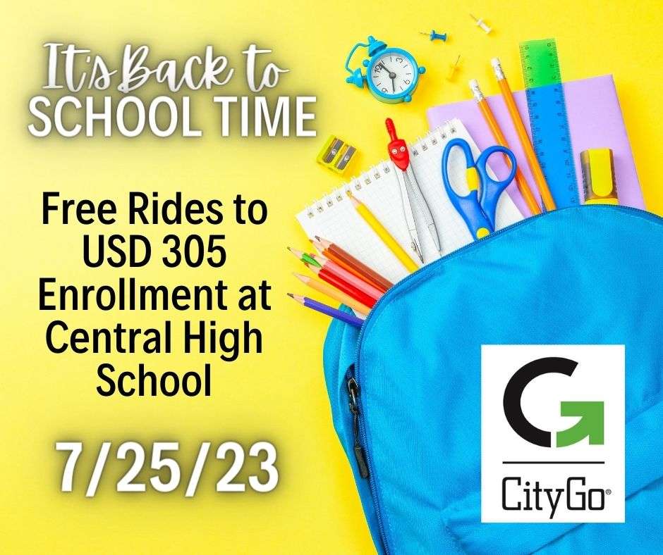 City Go Salina Free Rides to Enrollment