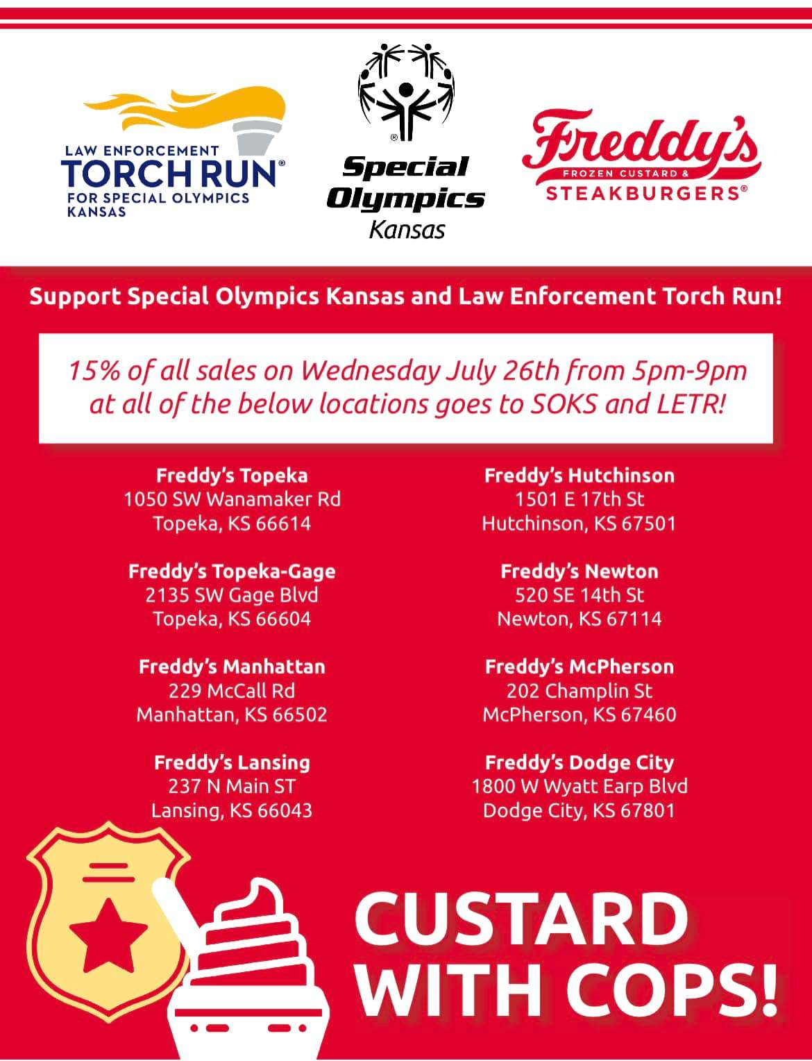 Freddys Fundraiser